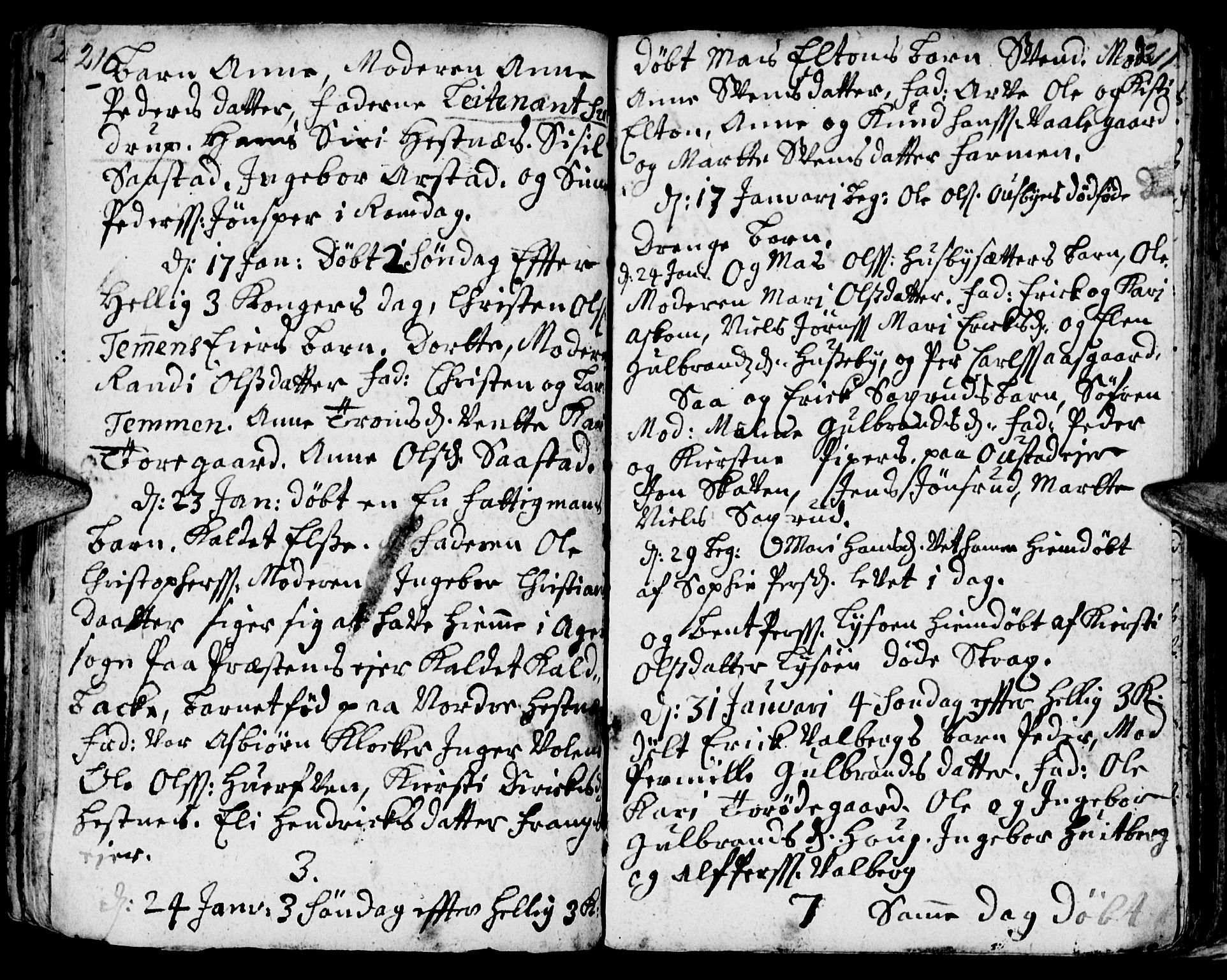 Stange prestekontor, AV/SAH-PREST-002/K/L0002: Parish register (official) no. 2, 1724-1740, p. 210-211