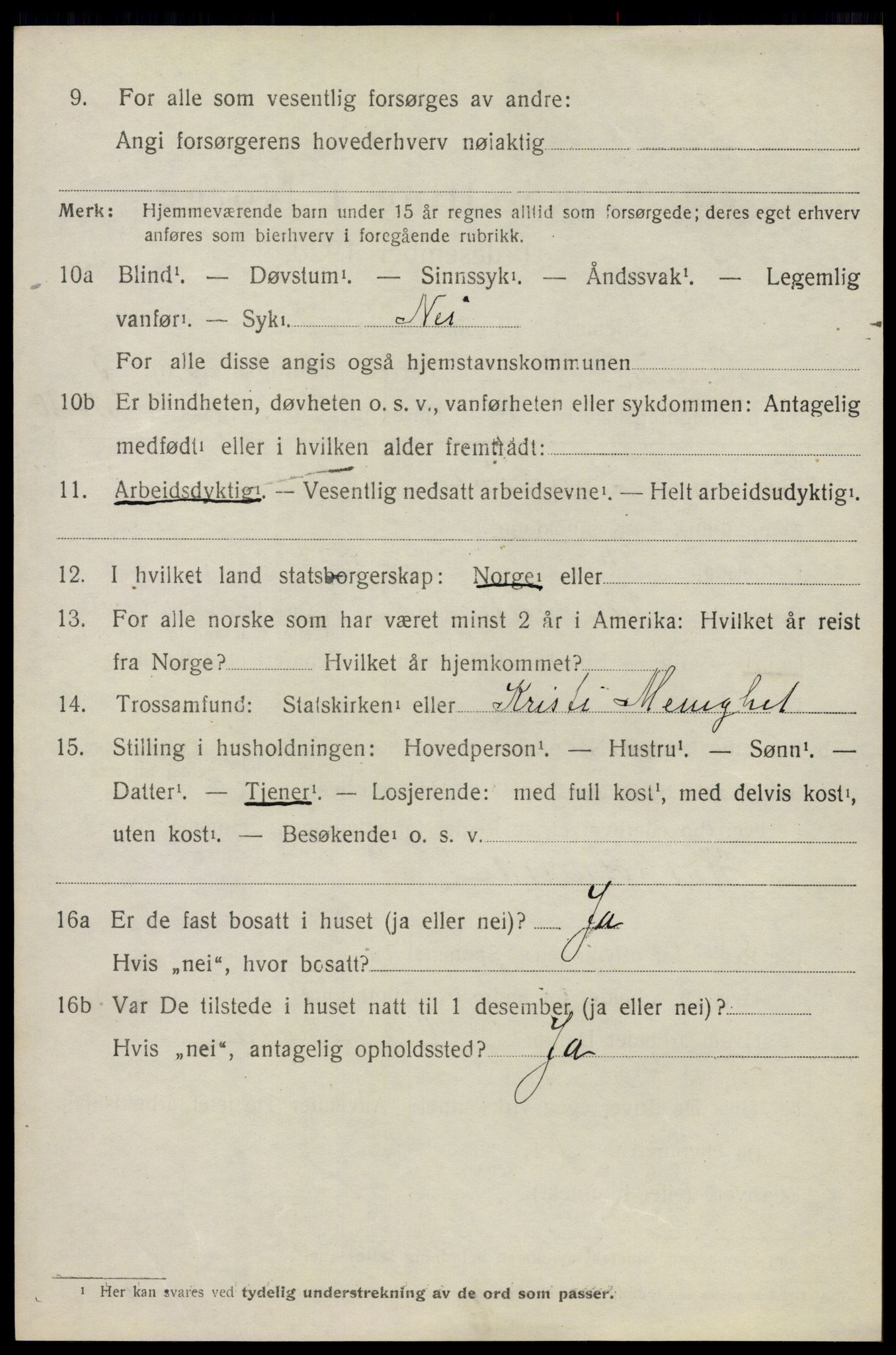 SAO, 1920 census for Bærum, 1920, p. 7245