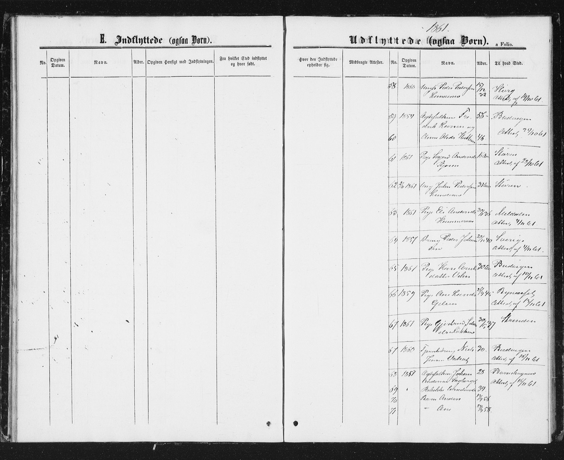 Ministerialprotokoller, klokkerbøker og fødselsregistre - Sør-Trøndelag, SAT/A-1456/691/L1078: Parish register (official) no. 691A10, 1858-1861