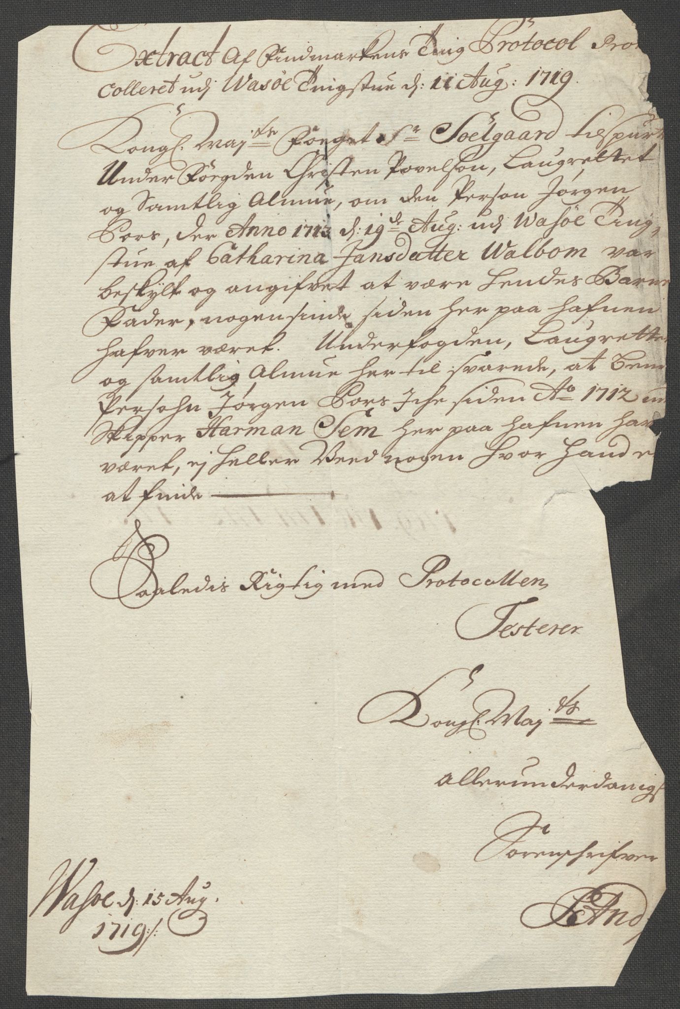 Rentekammeret inntil 1814, Reviderte regnskaper, Fogderegnskap, AV/RA-EA-4092/R69/L4856: Fogderegnskap Finnmark/Vardøhus, 1713-1715, p. 648