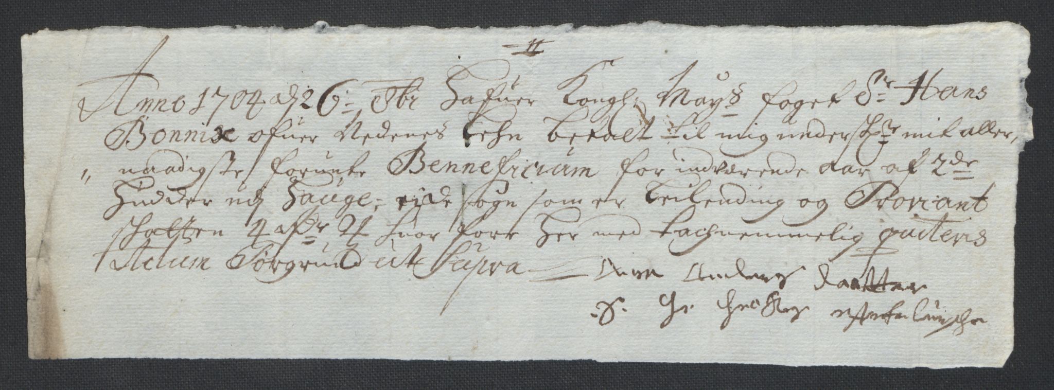 Rentekammeret inntil 1814, Reviderte regnskaper, Fogderegnskap, AV/RA-EA-4092/R39/L2317: Fogderegnskap Nedenes, 1704-1705, p. 69