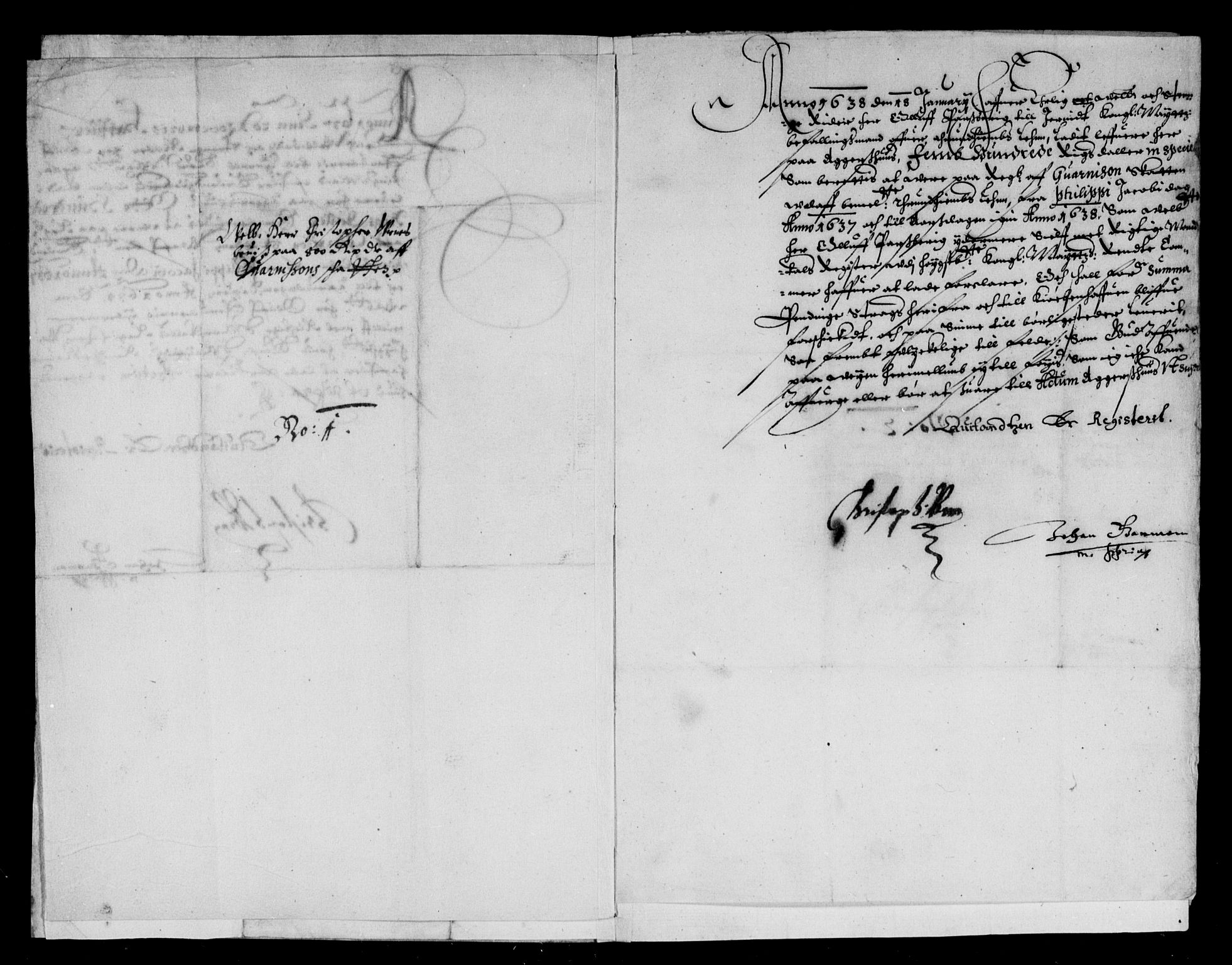 Rentekammeret inntil 1814, Reviderte regnskaper, Lensregnskaper, AV/RA-EA-5023/R/Rb/Rbw/L0062: Trondheim len, 1637-1639