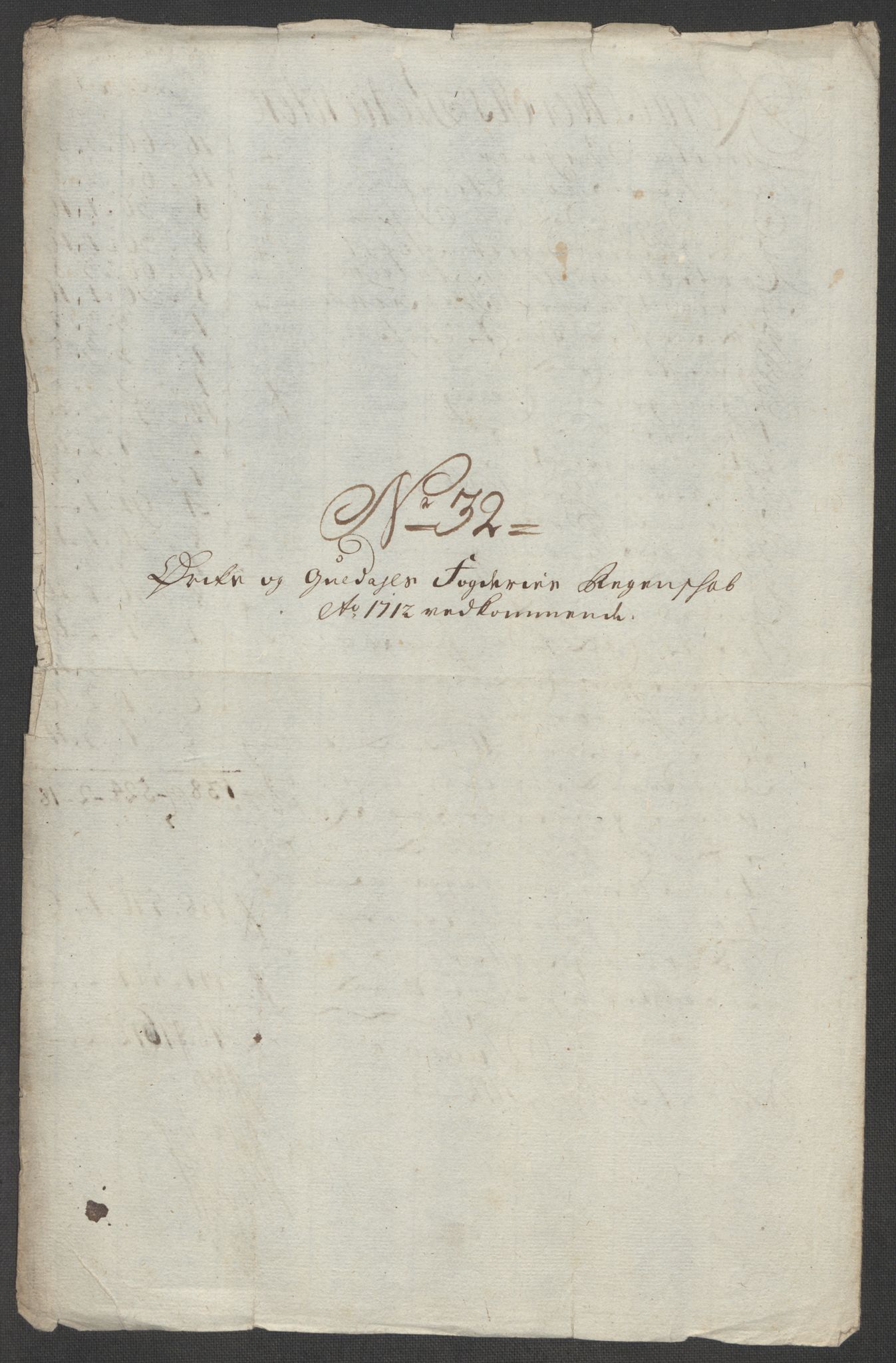 Rentekammeret inntil 1814, Reviderte regnskaper, Fogderegnskap, RA/EA-4092/R60/L3963: Fogderegnskap Orkdal og Gauldal, 1712, p. 322