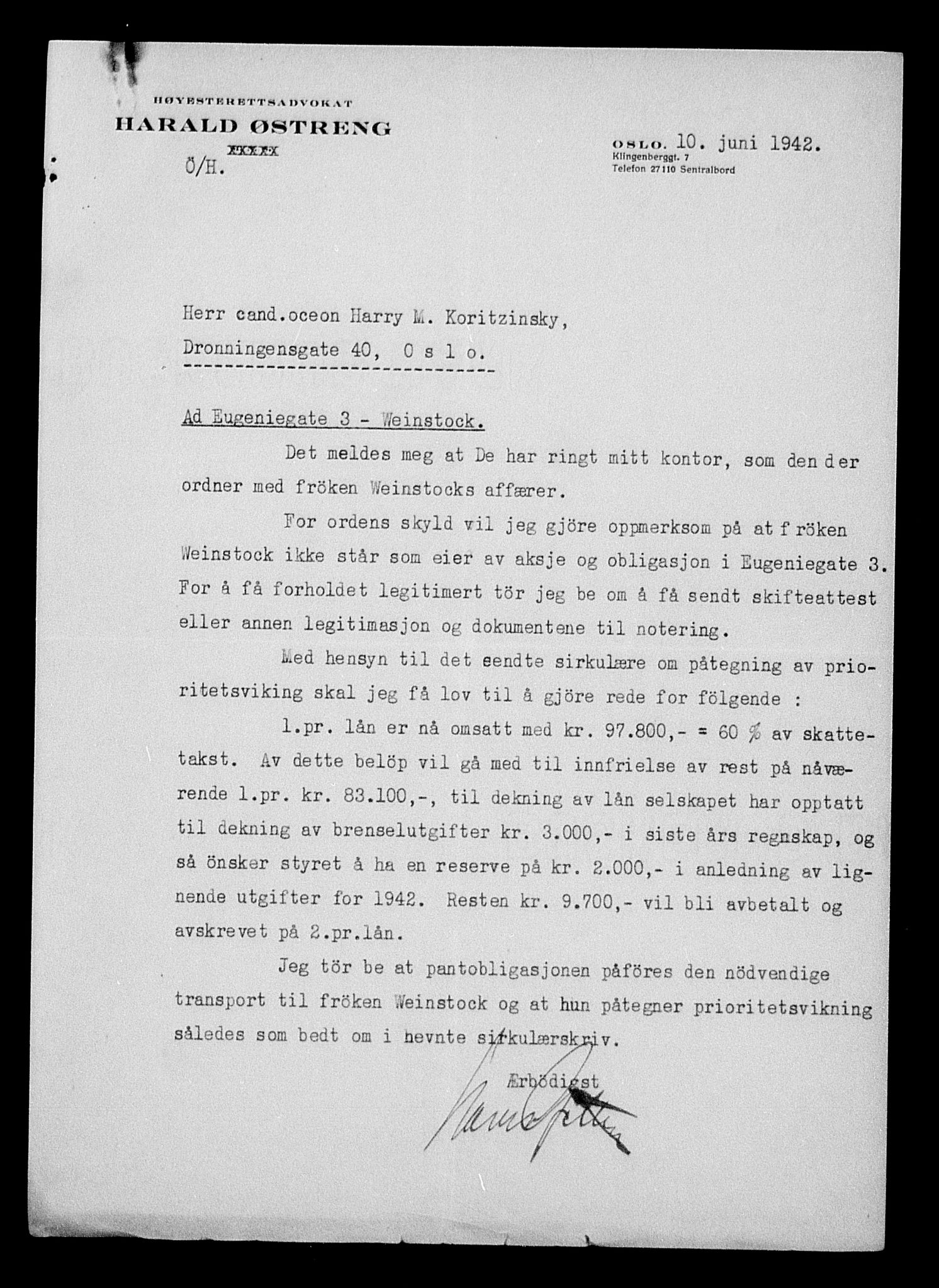 Justisdepartementet, Tilbakeføringskontoret for inndratte formuer, AV/RA-S-1564/H/Hc/Hcc/L0986: --, 1945-1947, p. 70