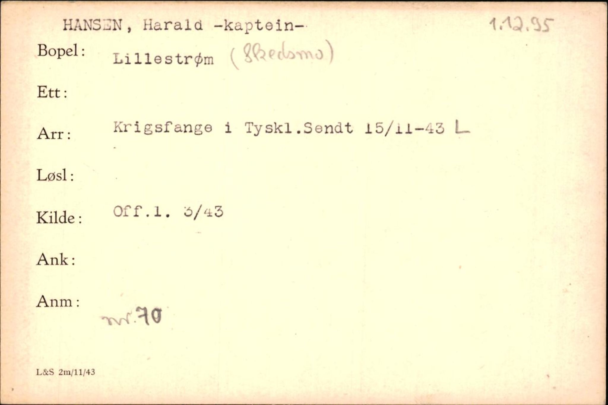 Forsvaret, Forsvarets krigshistoriske avdeling, AV/RA-RAFA-2017/Y/Yf/L0200: II-C-11-2102  -  Norske krigsfanger i Tyskland, 1940-1945, p. 375