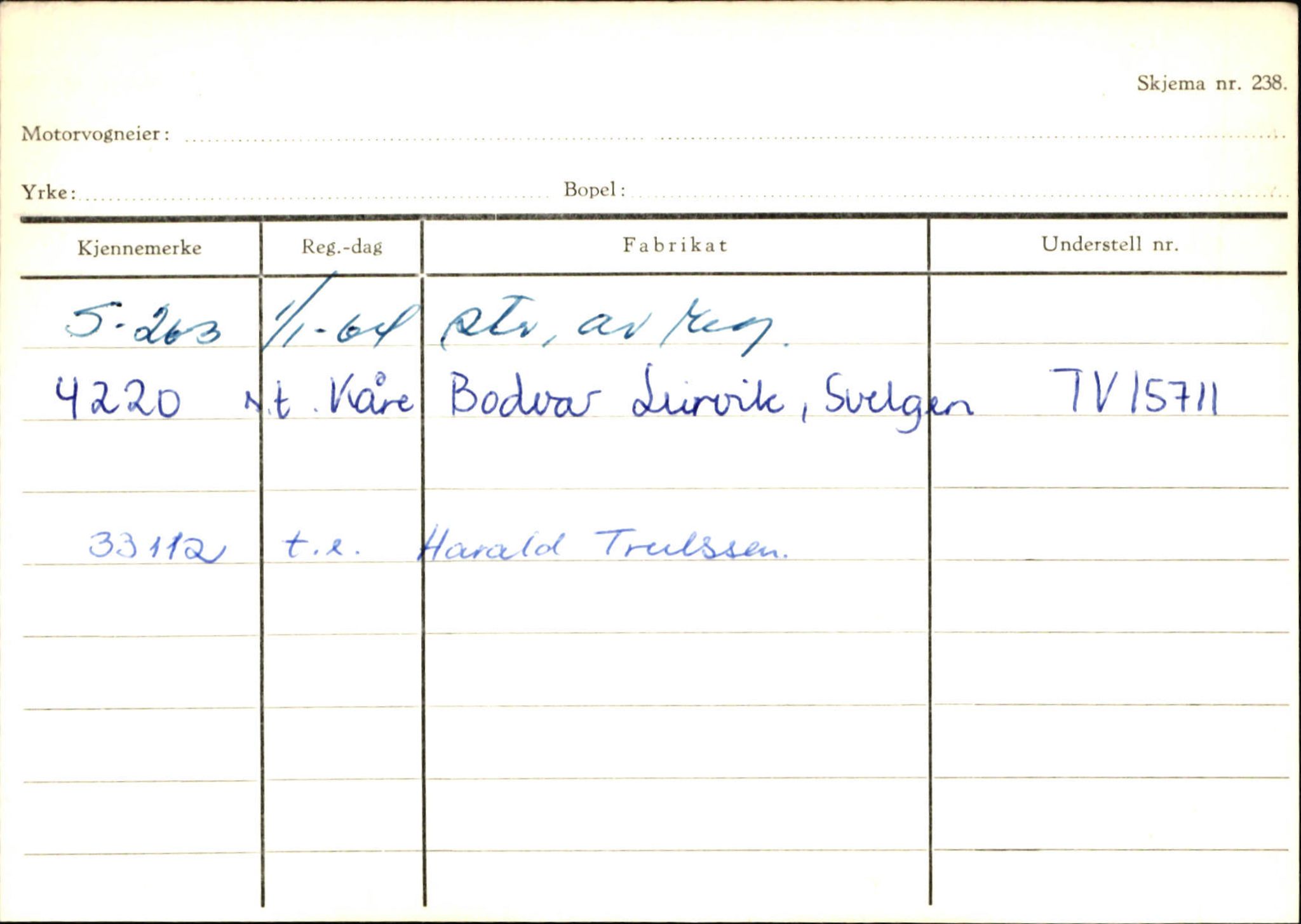 Statens vegvesen, Sogn og Fjordane vegkontor, AV/SAB-A-5301/4/F/L0130: Eigarregister Eid T-Å. Høyanger A-O, 1945-1975, p. 2067