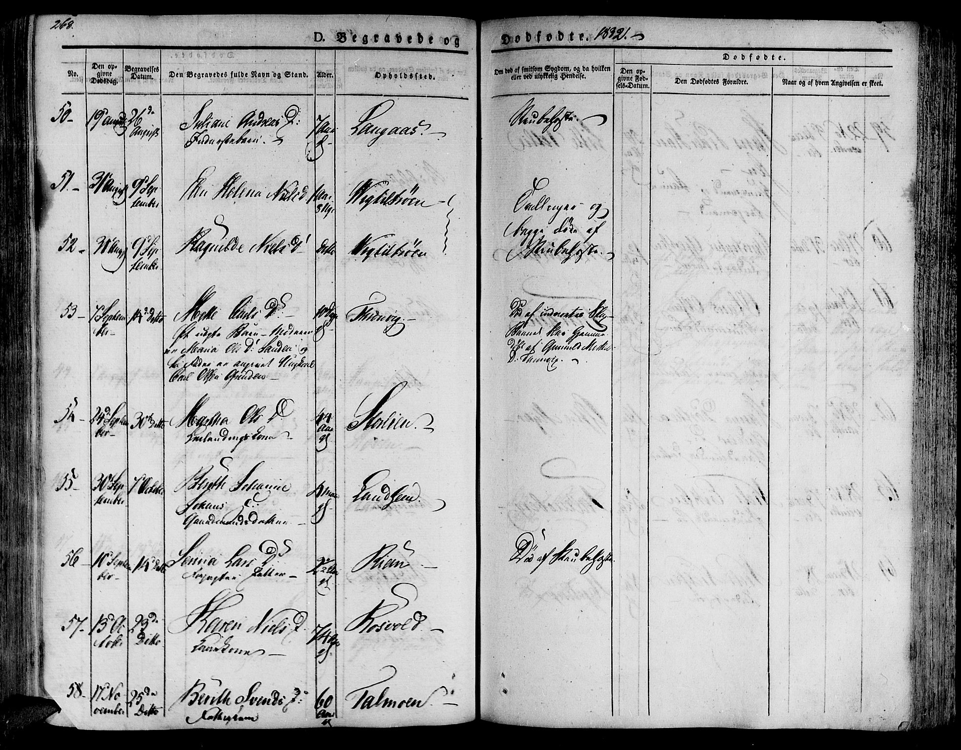 Ministerialprotokoller, klokkerbøker og fødselsregistre - Nord-Trøndelag, AV/SAT-A-1458/701/L0006: Parish register (official) no. 701A06, 1825-1841, p. 268