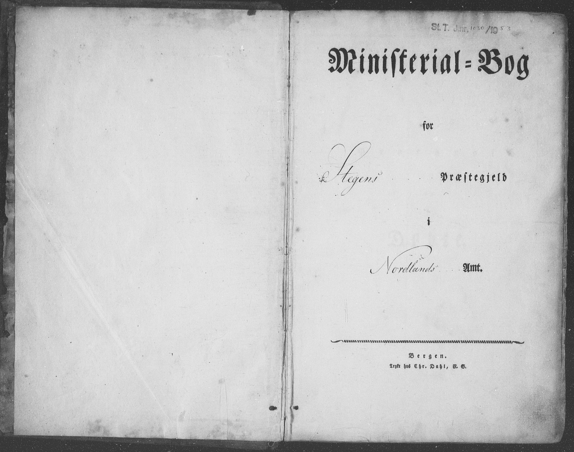 Ministerialprotokoller, klokkerbøker og fødselsregistre - Nordland, AV/SAT-A-1459/855/L0799: Parish register (official) no. 855A07, 1834-1852