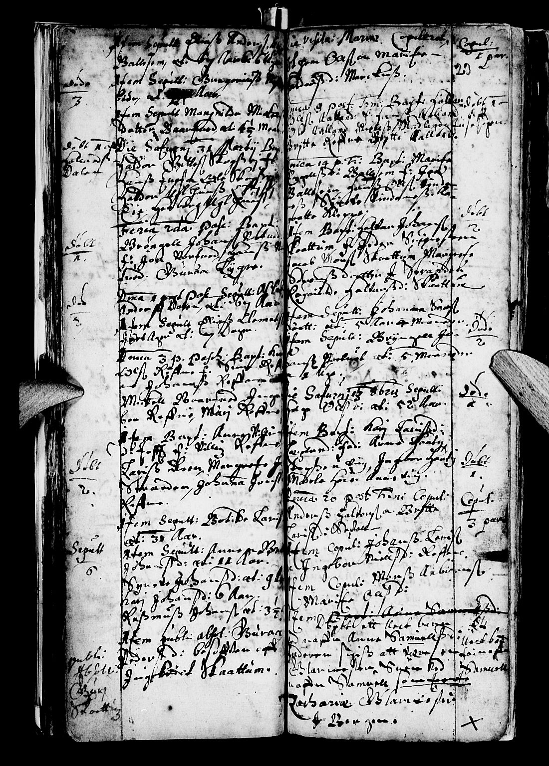 Os sokneprestembete, AV/SAB-A-99929: Parish register (official) no. A 5, 1669-1760, p. 23