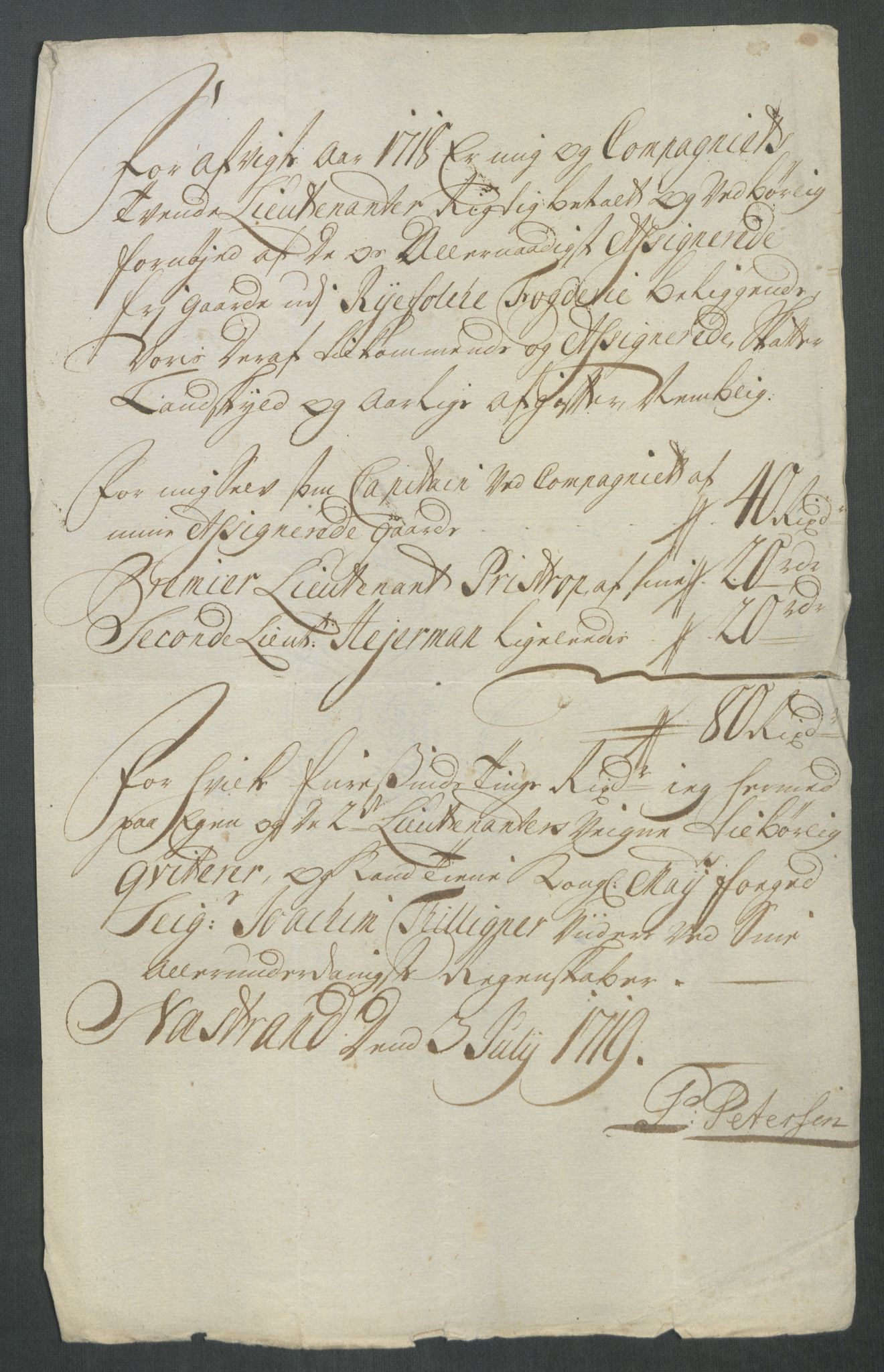 Rentekammeret inntil 1814, Reviderte regnskaper, Fogderegnskap, AV/RA-EA-4092/R47/L2871: Fogderegnskap Ryfylke, 1718, p. 335