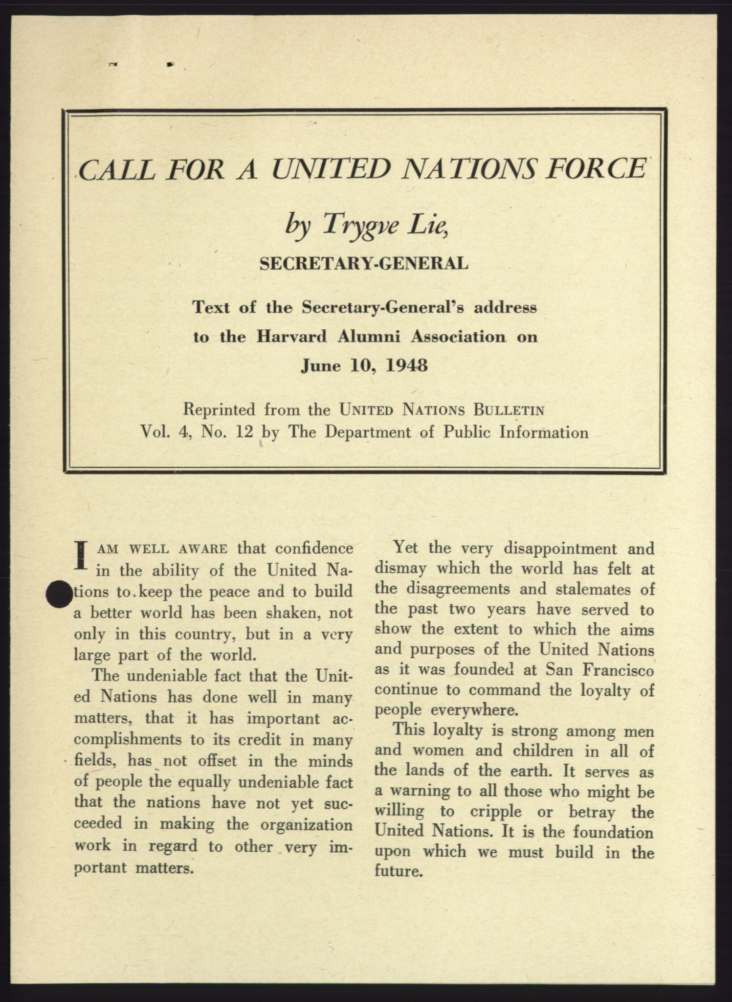 Lie, Trygve, AV/RA-PA-1407/D/L0018: Generalsekretærens papirer., 1947-1951, p. 1265