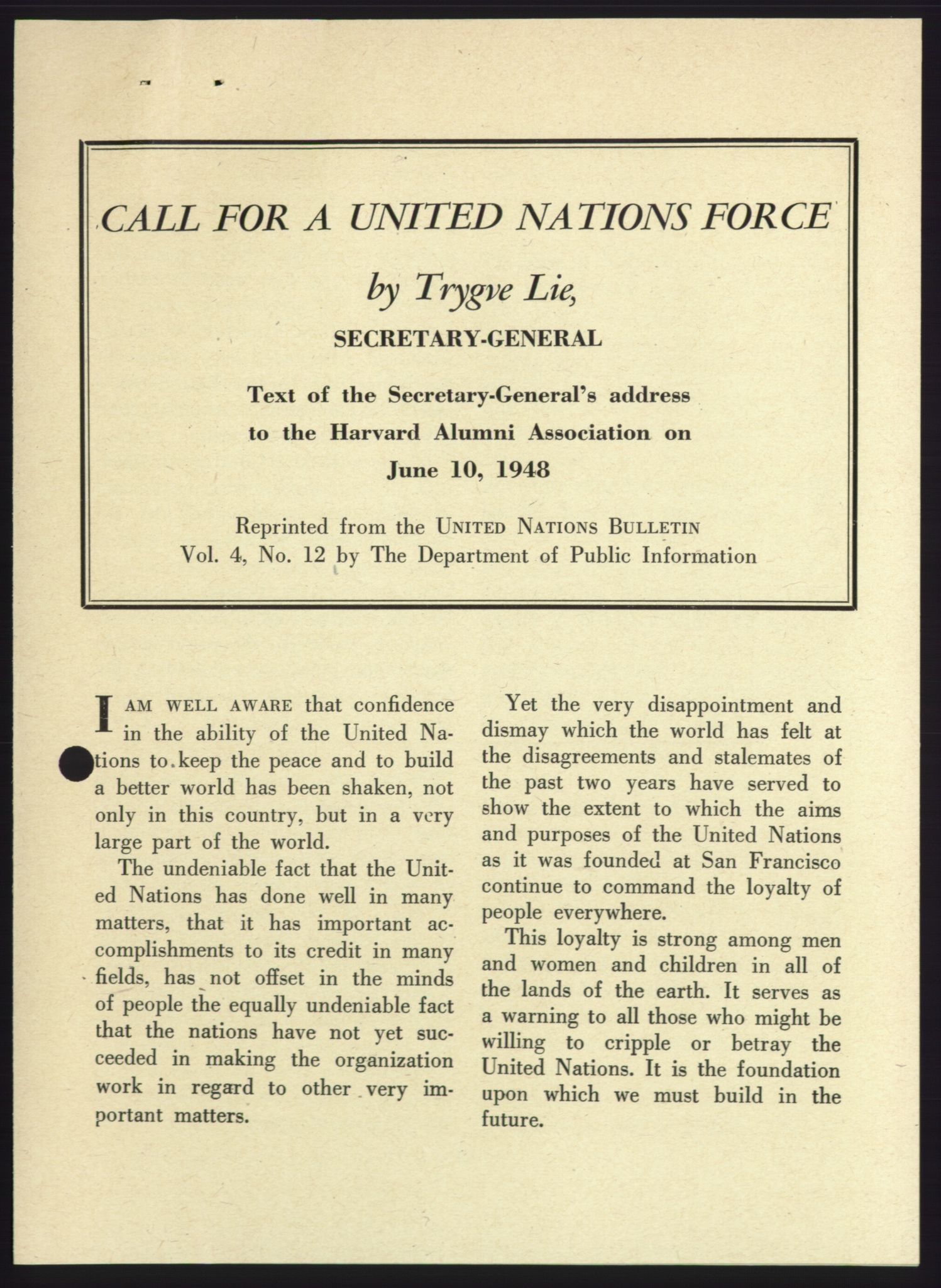 Lie, Trygve, AV/RA-PA-1407/D/L0018: Generalsekretærens papirer., 1947-1951, p. 1265