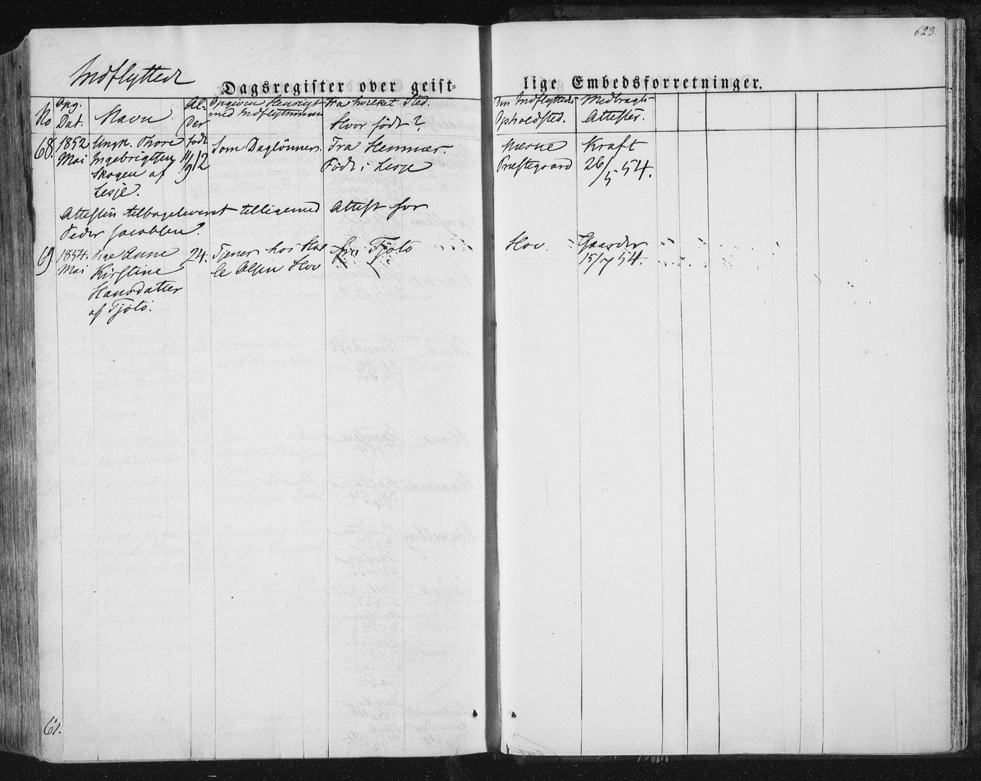 Ministerialprotokoller, klokkerbøker og fødselsregistre - Nordland, AV/SAT-A-1459/838/L0549: Parish register (official) no. 838A07, 1840-1854, p. 623