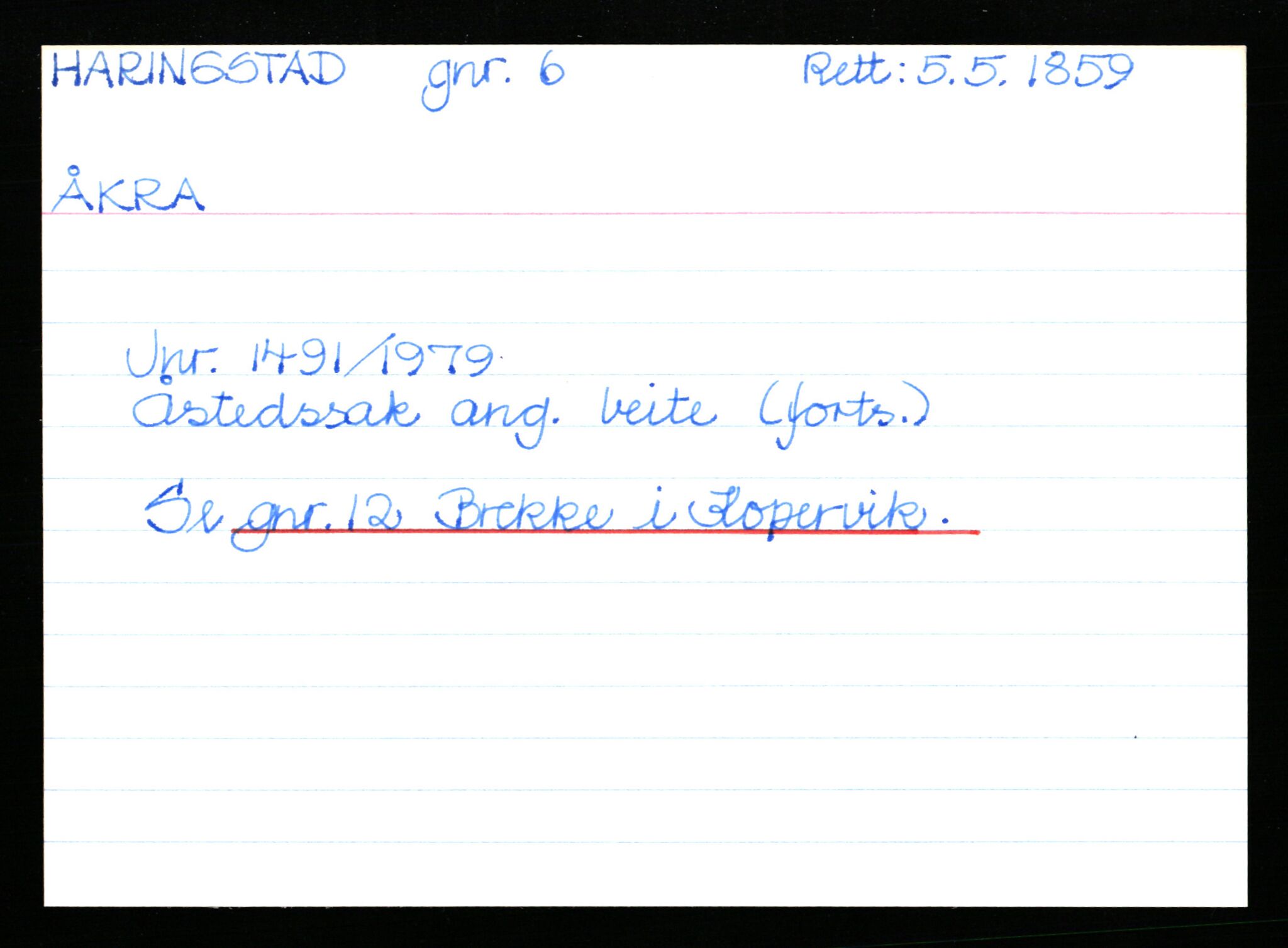 Statsarkivet i Stavanger, AV/SAST-A-101971/03/Y/Yk/L0015: Registerkort sortert etter gårdsnavn: Haneberg - Haugland nedre, 1750-1930, p. 228