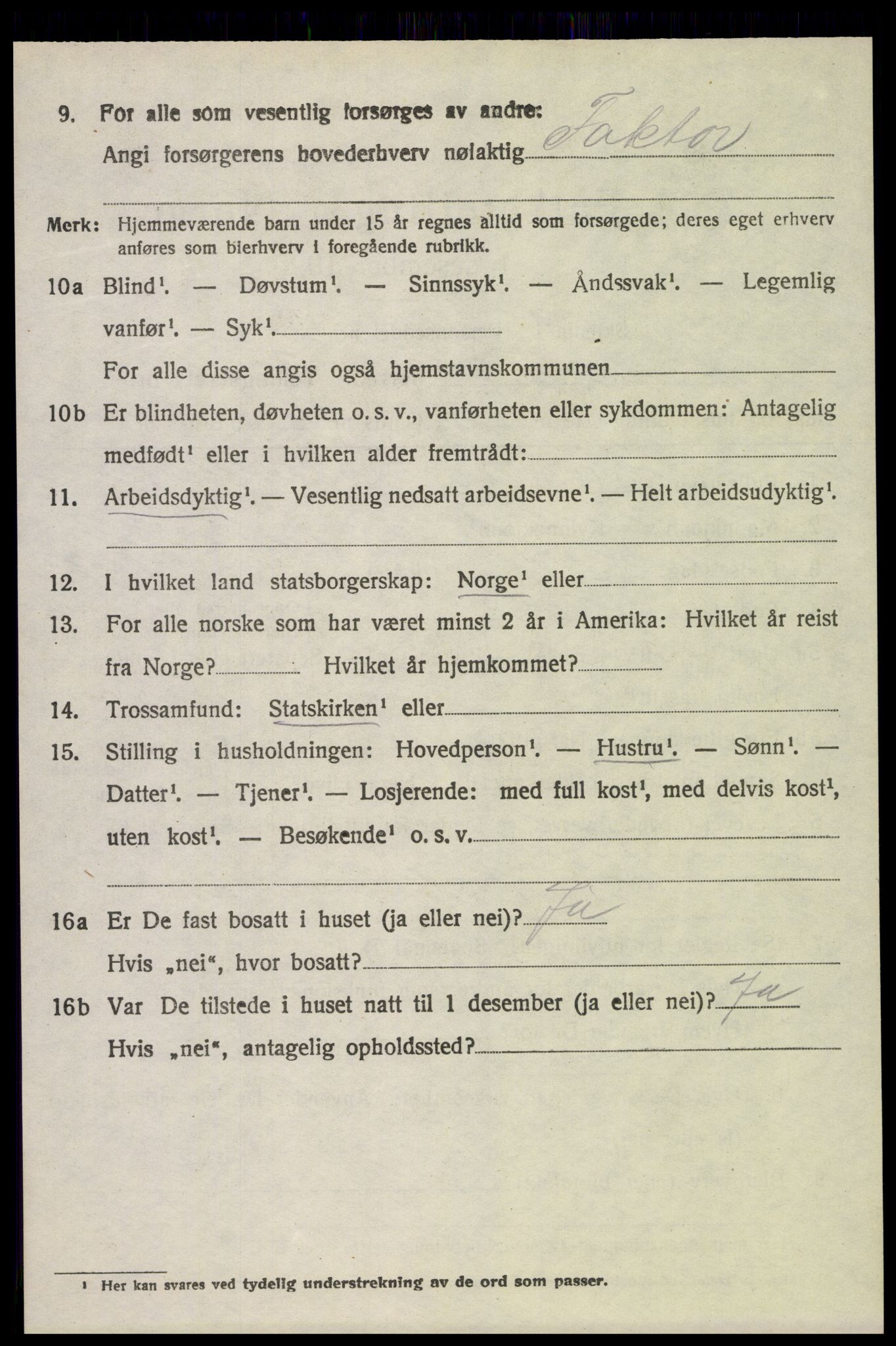 SAH, 1920 census for Brandbu, 1920, p. 5596