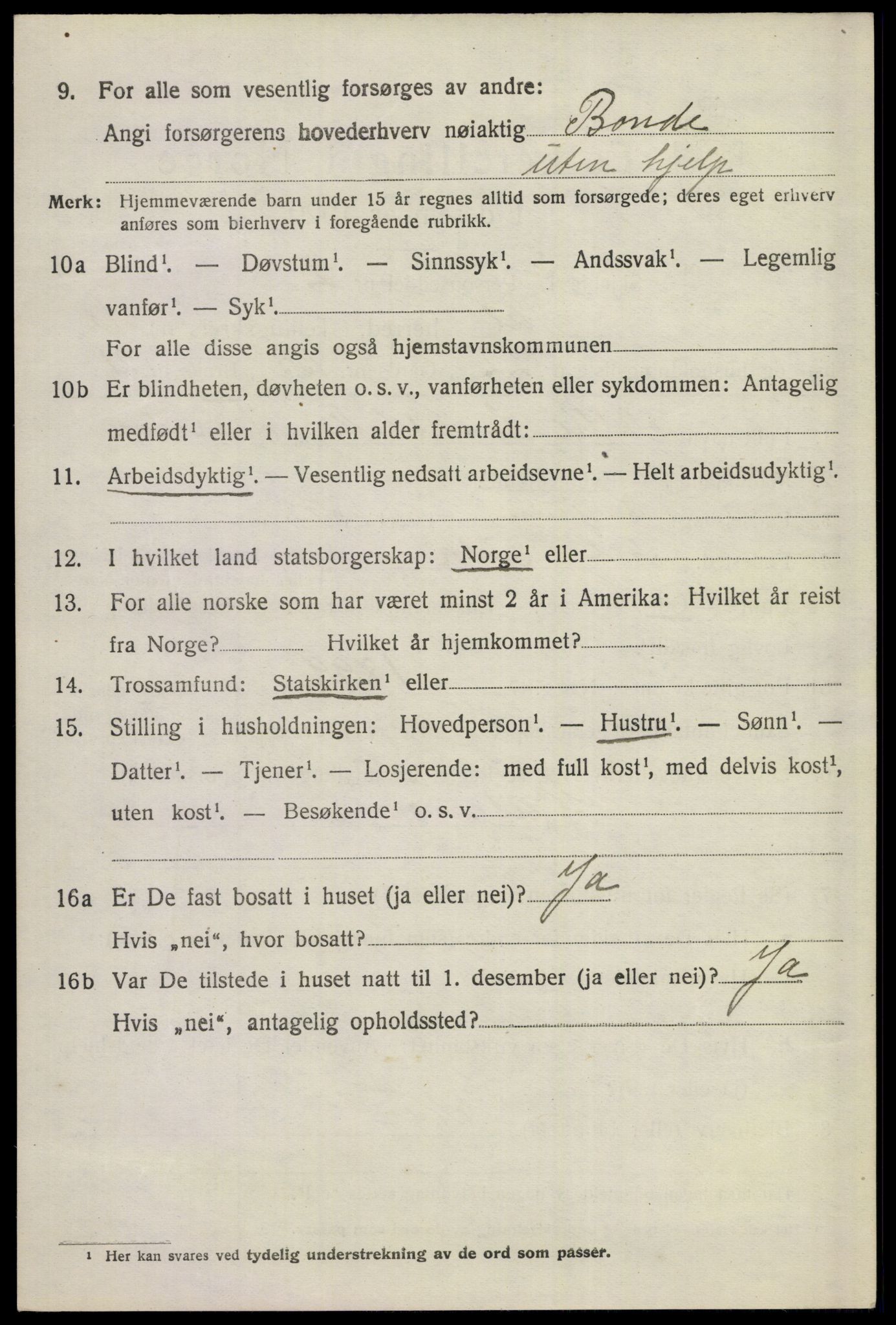 SAKO, 1920 census for Ål, 1920, p. 4583