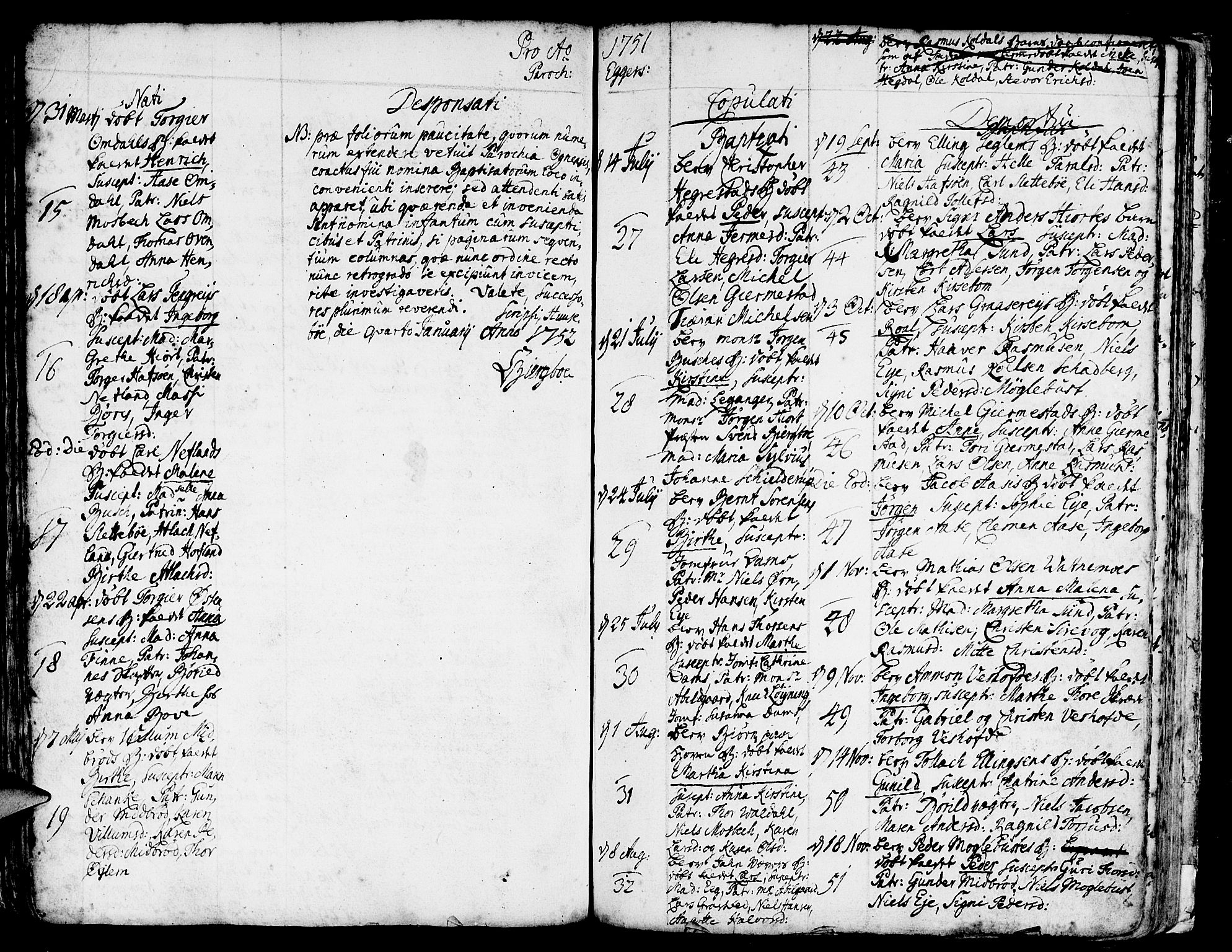 Eigersund sokneprestkontor, AV/SAST-A-101807/S08/L0002: Parish register (official) no. A 2, 1720-1757