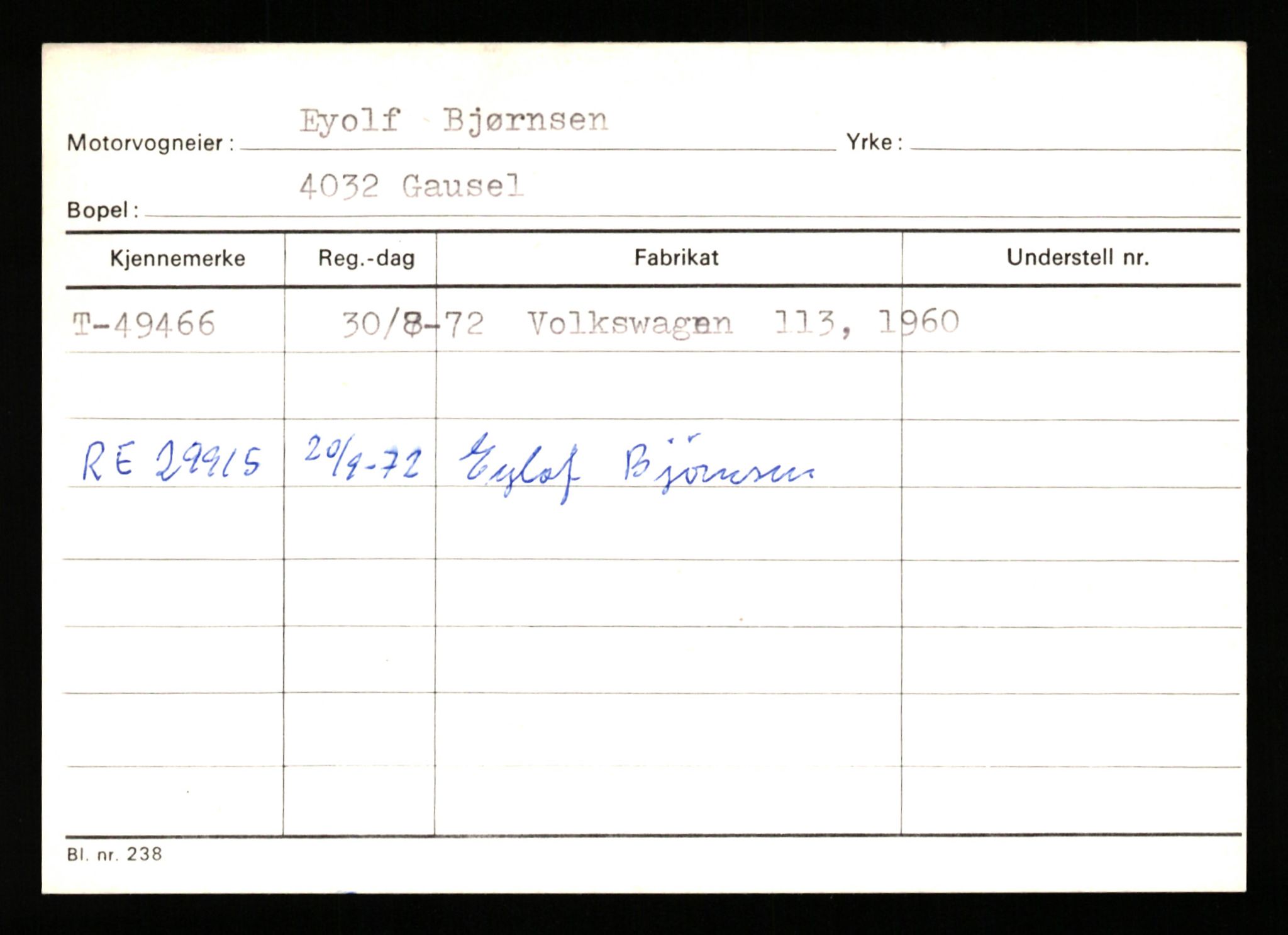 Stavanger trafikkstasjon, AV/SAST-A-101942/0/G/L0007: Registreringsnummer: 49019 - 67460, 1930-1971, p. 73