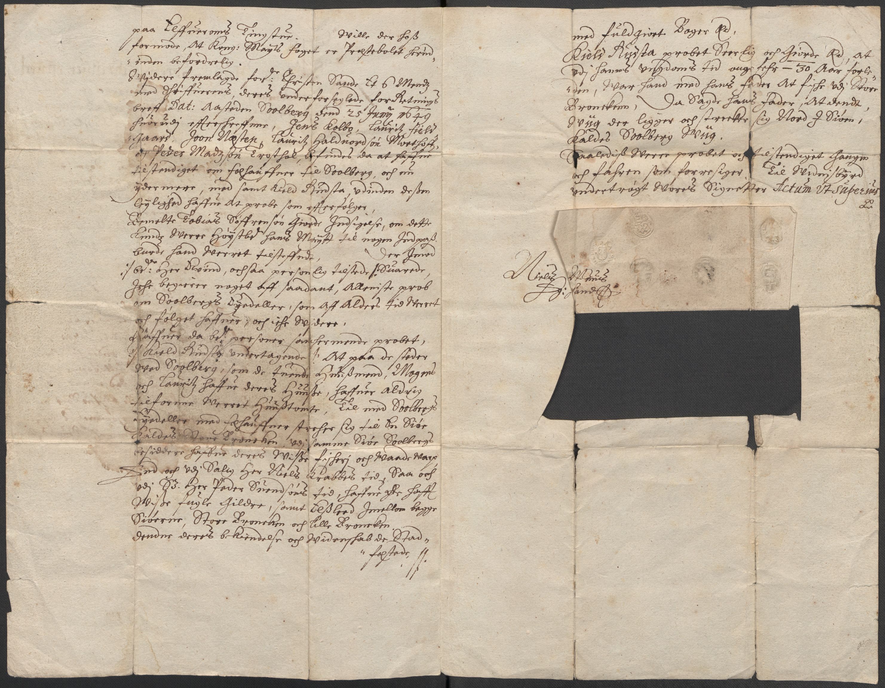 Riksarkivets diplomsamling, AV/RA-EA-5965/F15/L0011: Prestearkiv - Hedmark, 1575-1735, p. 120