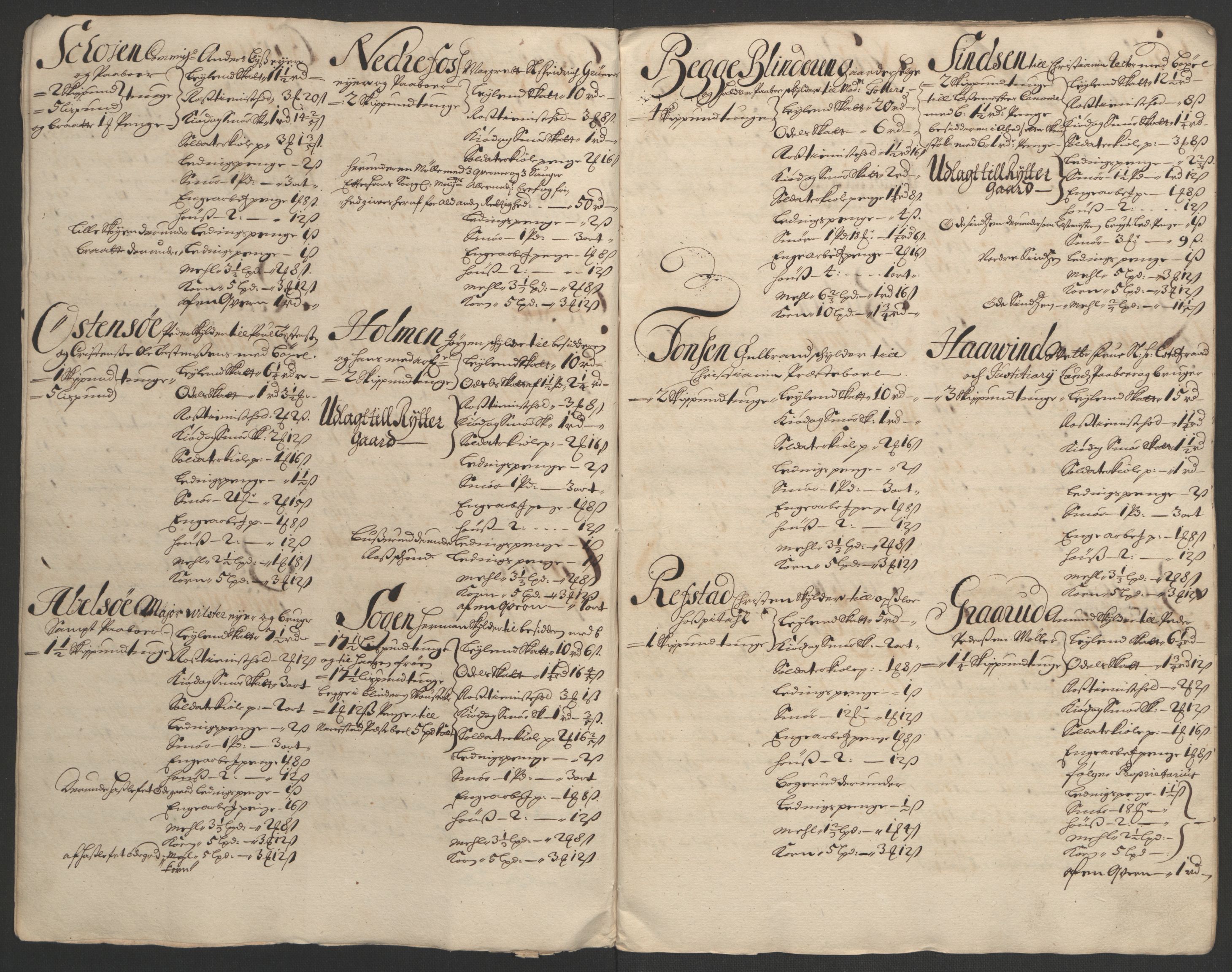 Rentekammeret inntil 1814, Reviderte regnskaper, Fogderegnskap, AV/RA-EA-4092/R08/L0426: Fogderegnskap Aker, 1692-1693, p. 288