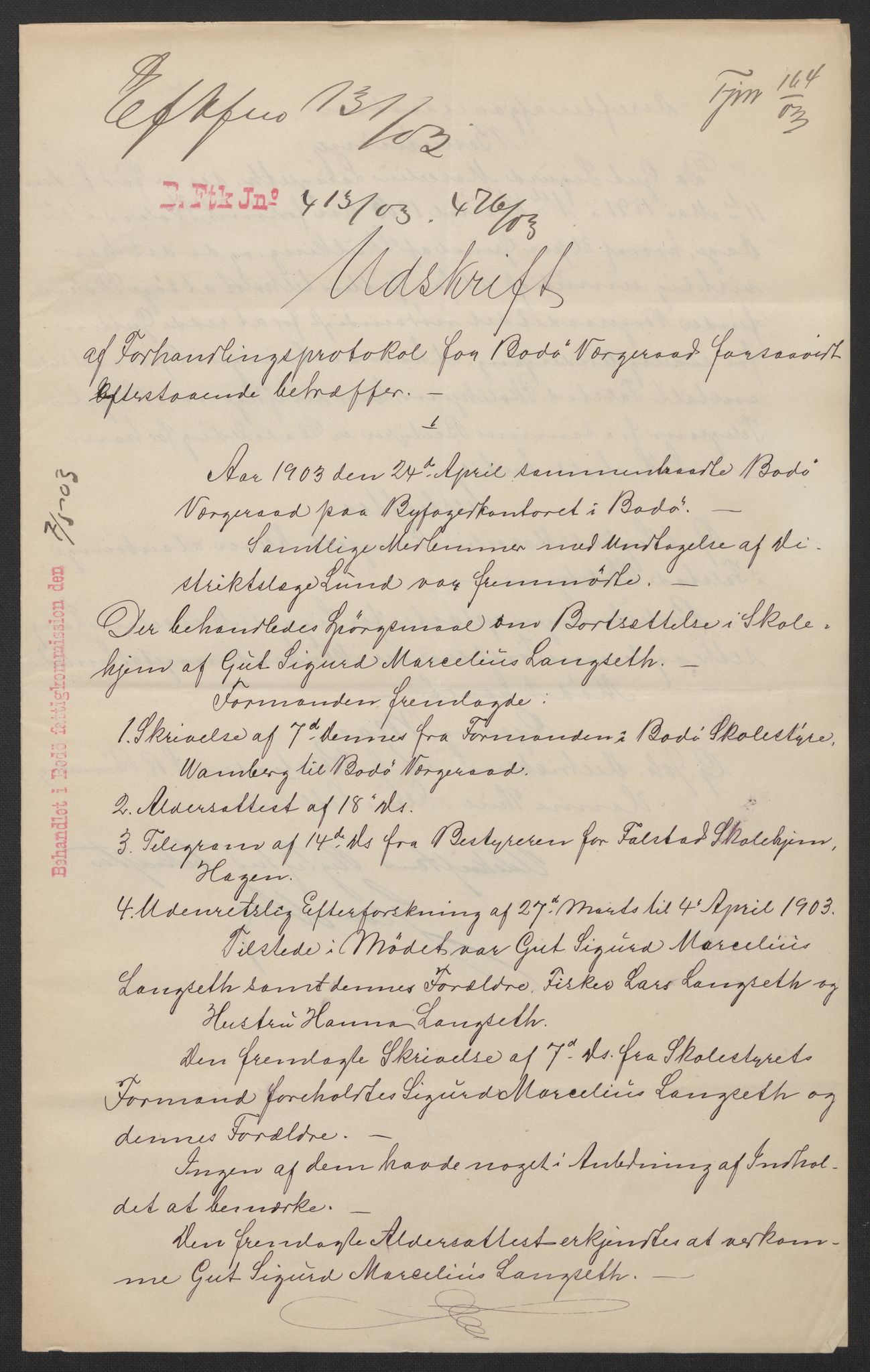 Falstad skolehjem, AV/RA-S-1676/E/Eb/L0005: Elevmapper løpenr. 99-120, 1902-1909, p. 290