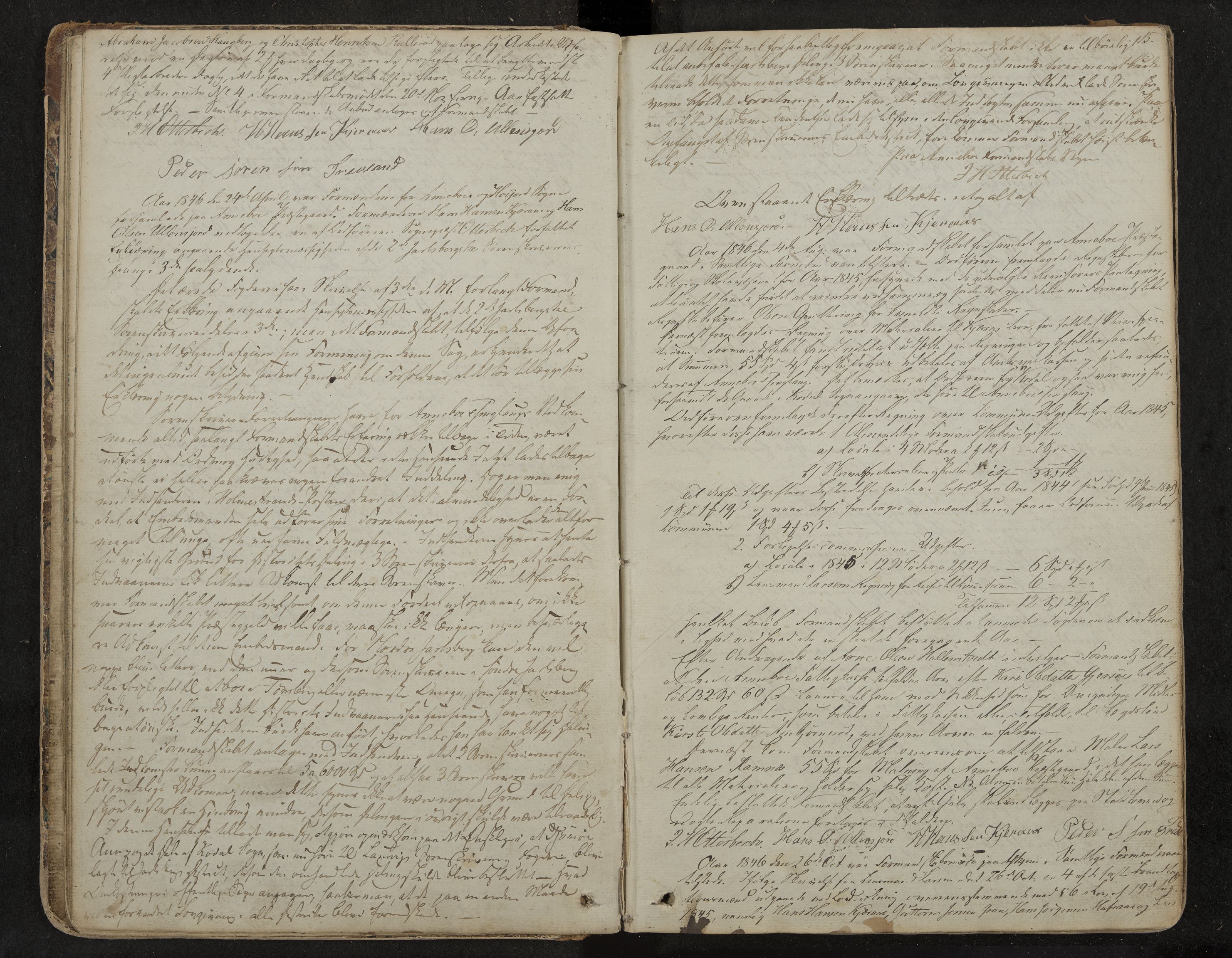 Andebu formannskap og sentraladministrasjon, IKAK/0719021-1/A/Aa/L0001: Møtebok med register, 1837-1869, p. 15