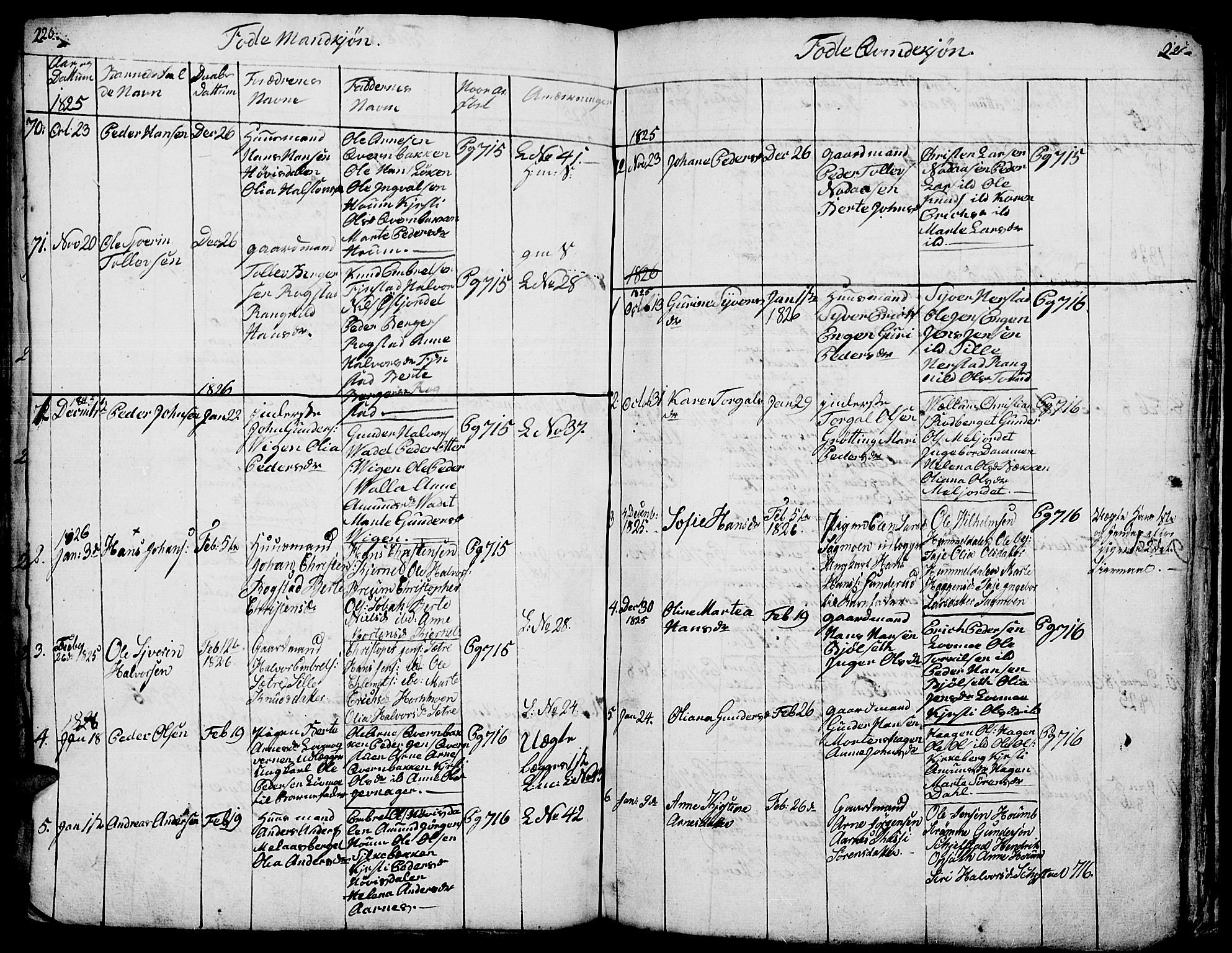 Elverum prestekontor, SAH/PREST-044/H/Ha/Hab/L0001: Parish register (copy) no. 1, 1815-1829, p. 220-221