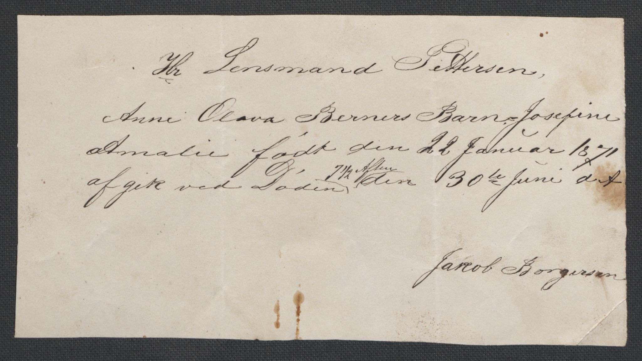 Borre lensmannskontor, AV/SAKO-A-533/H/Ha/L0001A: Dødsfallsprotokoll, 1850-1875