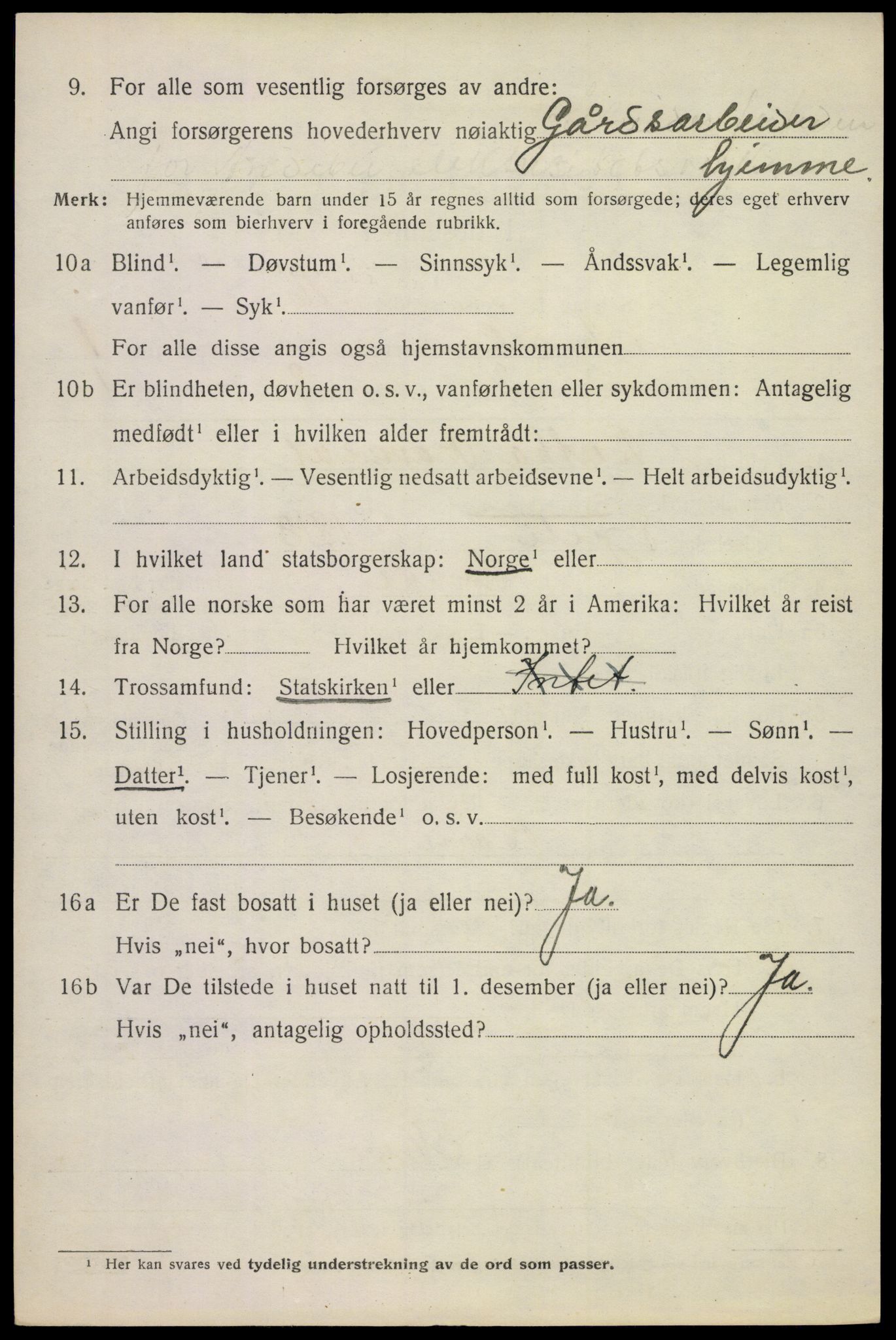 SAKO, 1920 census for Andebu, 1920, p. 1483