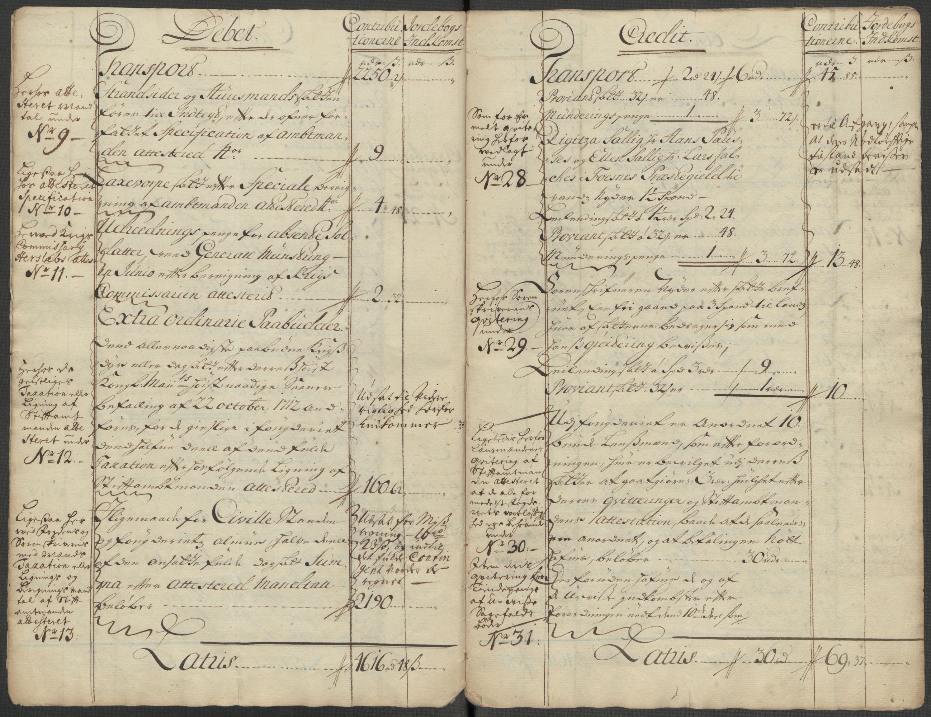 Rentekammeret inntil 1814, Reviderte regnskaper, Fogderegnskap, RA/EA-4092/R64/L4433: Fogderegnskap Namdal, 1712, p. 6