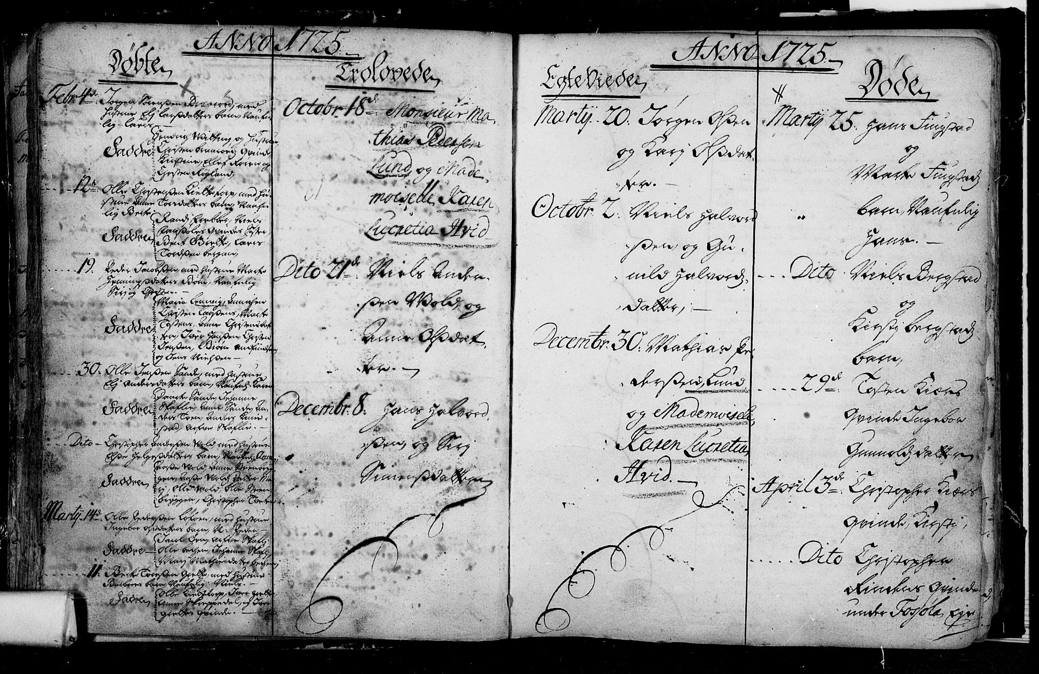 Borre kirkebøker, SAKO/A-338/F/Fa/L0001: Parish register (official) no. I 1, 1710-1750, p. 21