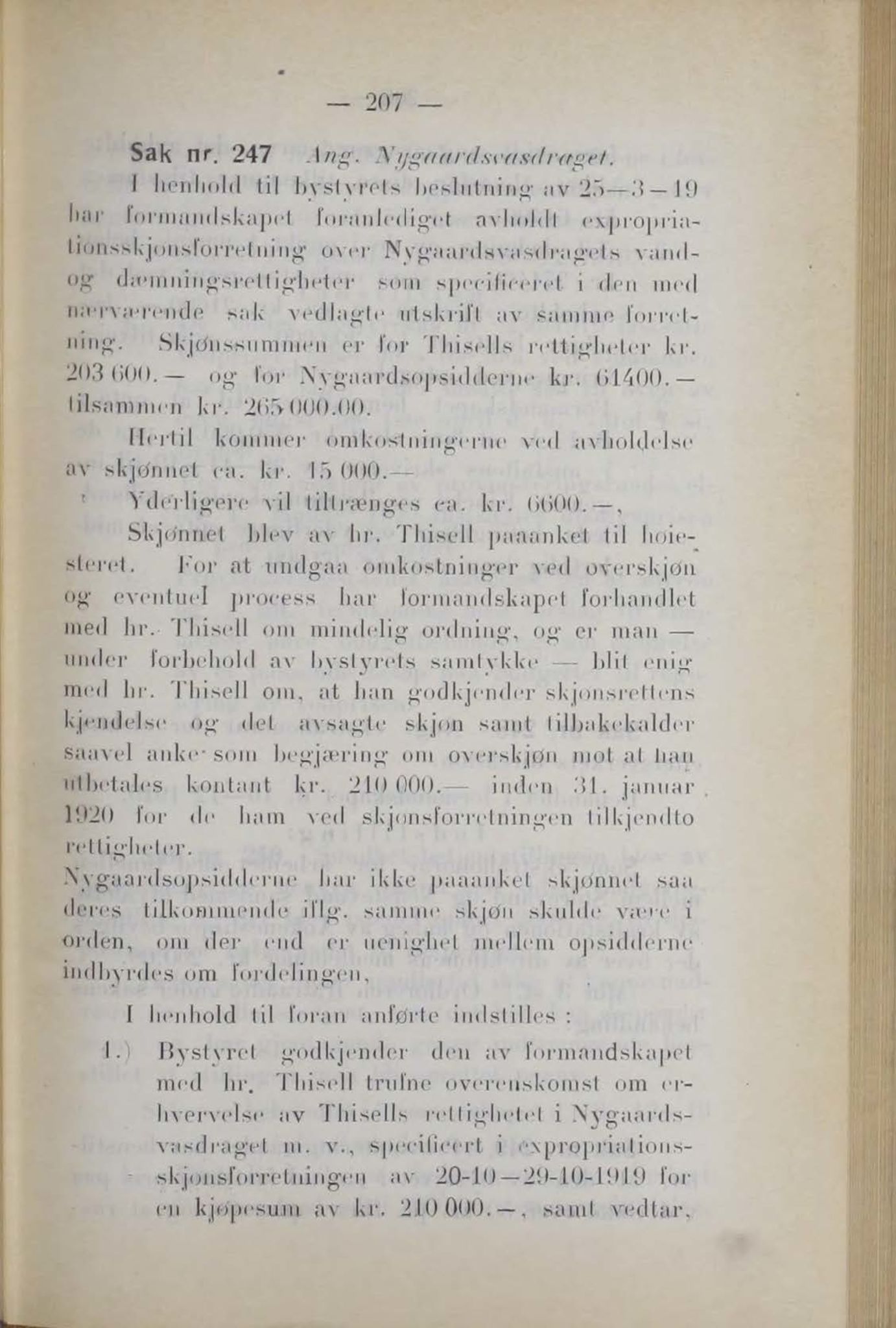 Narvik kommune. Formannskap , AIN/K-18050.150/A/Ab/L0009: Møtebok, 1919