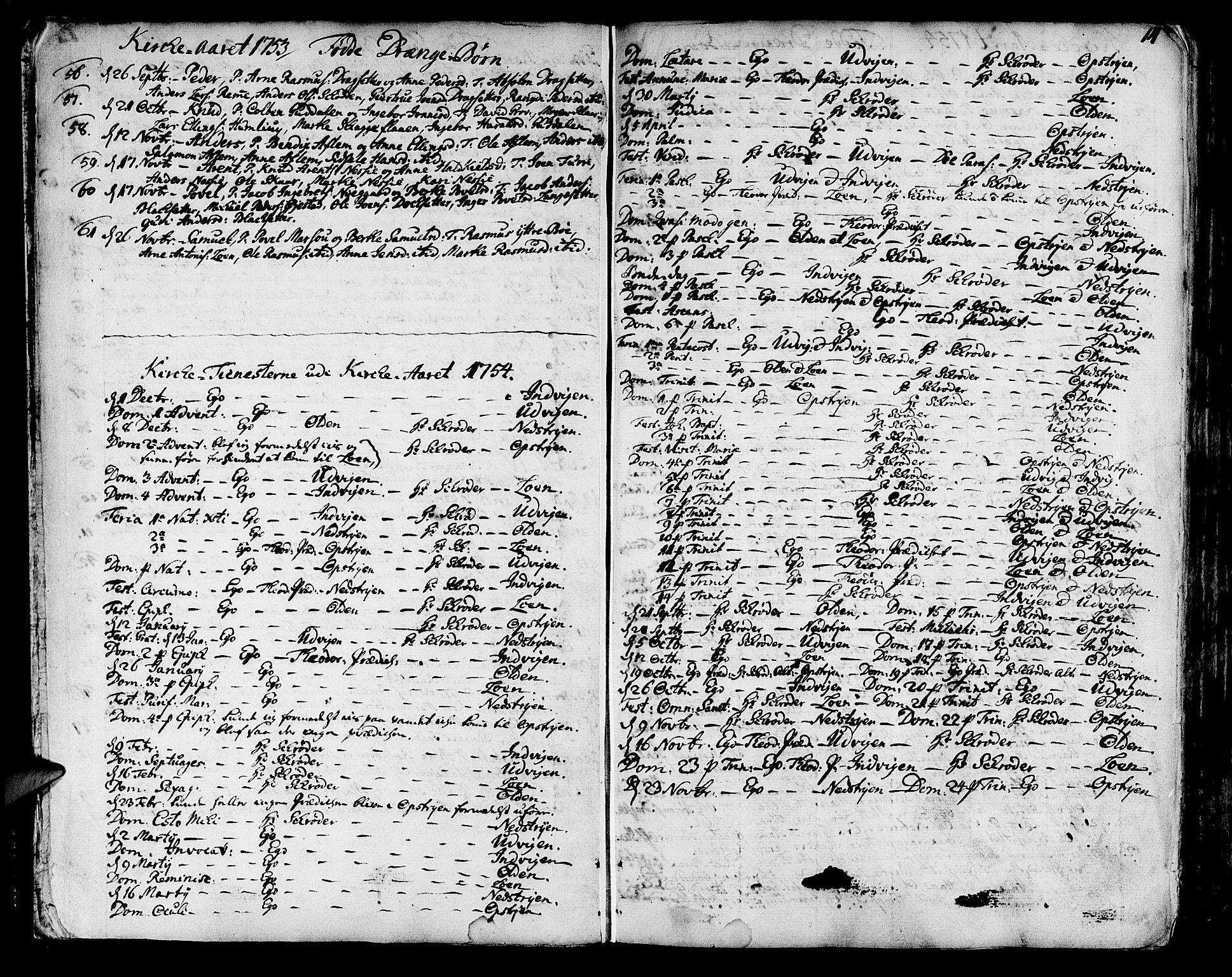 Innvik sokneprestembete, AV/SAB-A-80501: Parish register (official) no. A 1, 1750-1816, p. 14