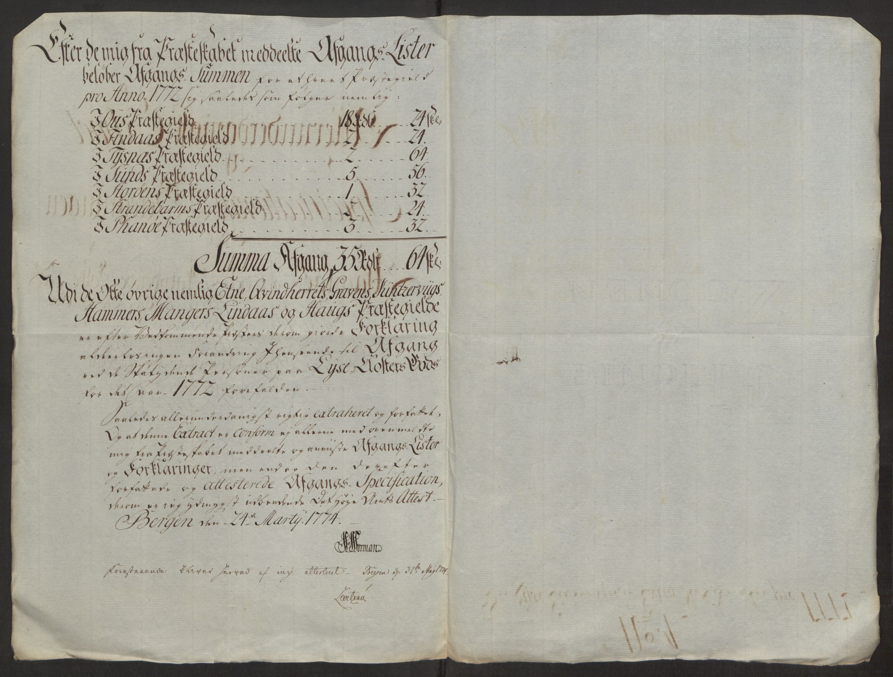 Rentekammeret inntil 1814, Reviderte regnskaper, Fogderegnskap, AV/RA-EA-4092/R50/L3180: Ekstraskatten Lyse kloster, 1762-1783, p. 279