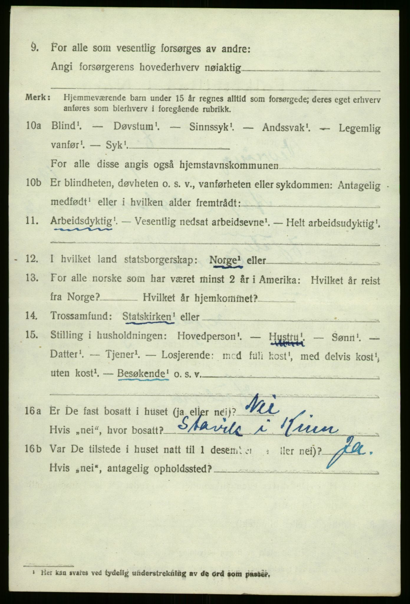 SAB, 1920 census for Vevring, 1920, p. 1429