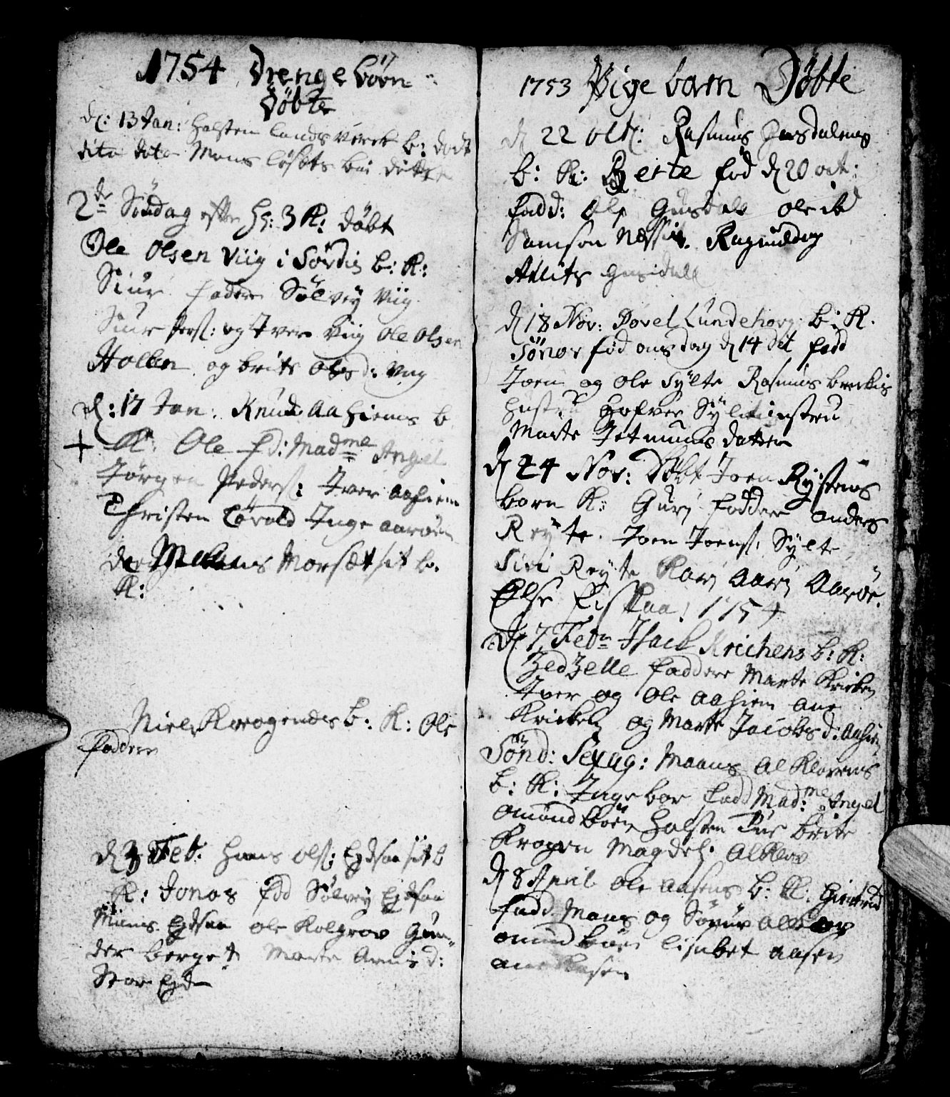 Ministerialprotokoller, klokkerbøker og fødselsregistre - Møre og Romsdal, AV/SAT-A-1454/501/L0001: Parish register (official) no. 501A01, 1742-1760