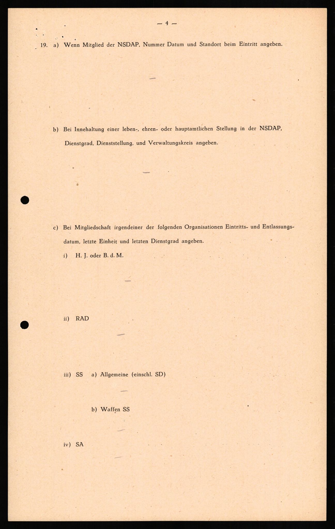 Forsvaret, Forsvarets overkommando II, AV/RA-RAFA-3915/D/Db/L0020: CI Questionaires. Tyske okkupasjonsstyrker i Norge. Tyskere., 1945-1946, p. 274