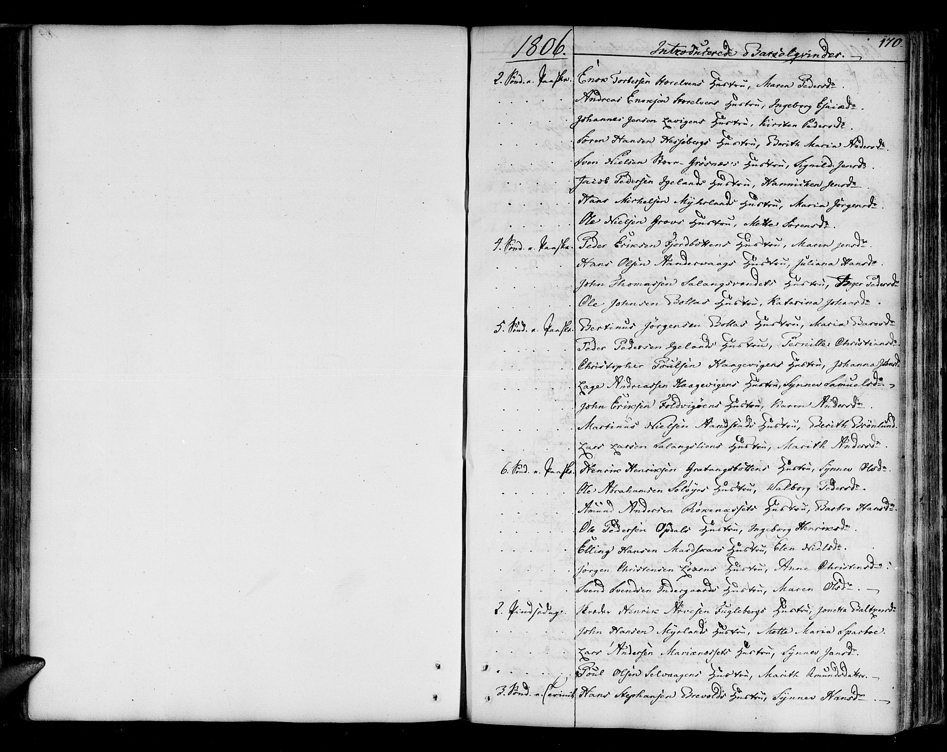 Ibestad sokneprestembete, SATØ/S-0077/H/Ha/Haa/L0004kirke: Parish register (official) no. 4, 1801-1824, p. 170
