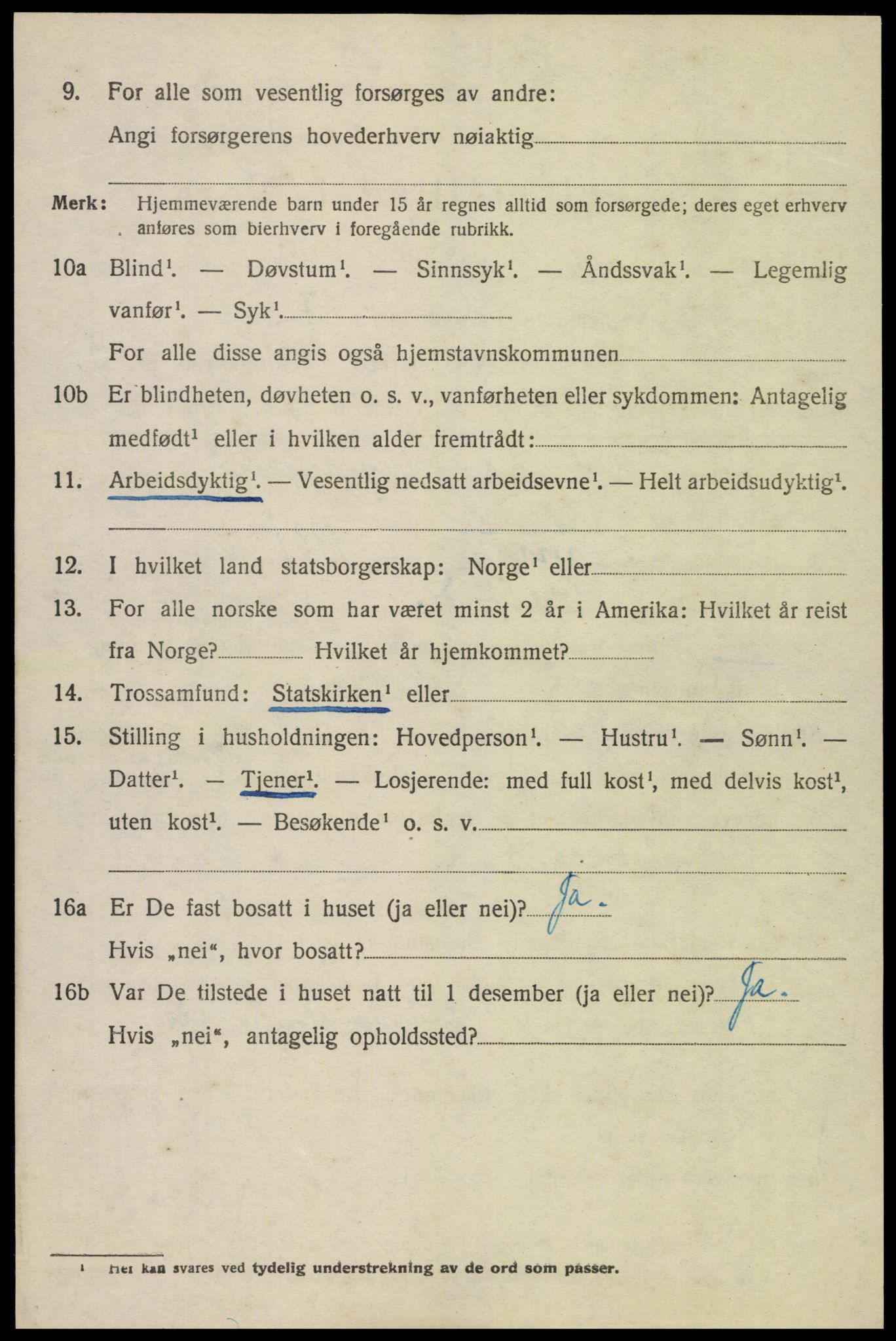 SAK, 1920 census for Hisøy, 1920, p. 5317