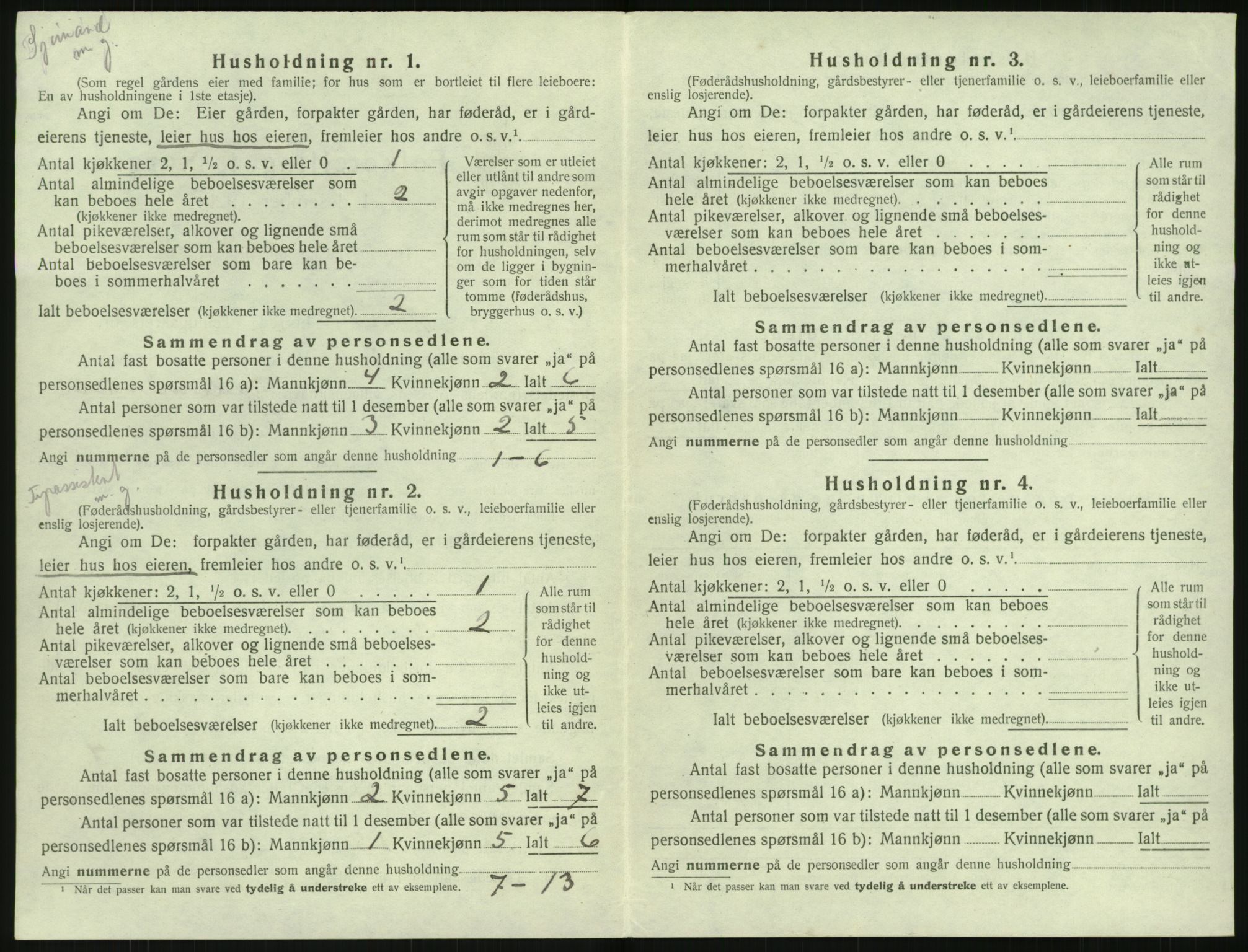 SAK, 1920 census for Hisøy, 1920, p. 907