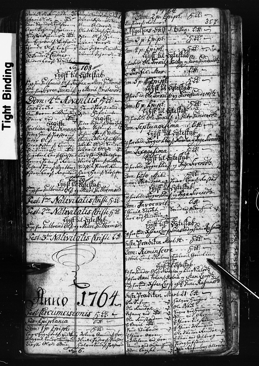 Fåberg prestekontor, SAH/PREST-086/H/Ha/Hab/L0001: Parish register (copy) no. 1, 1727-1767, p. 356-357