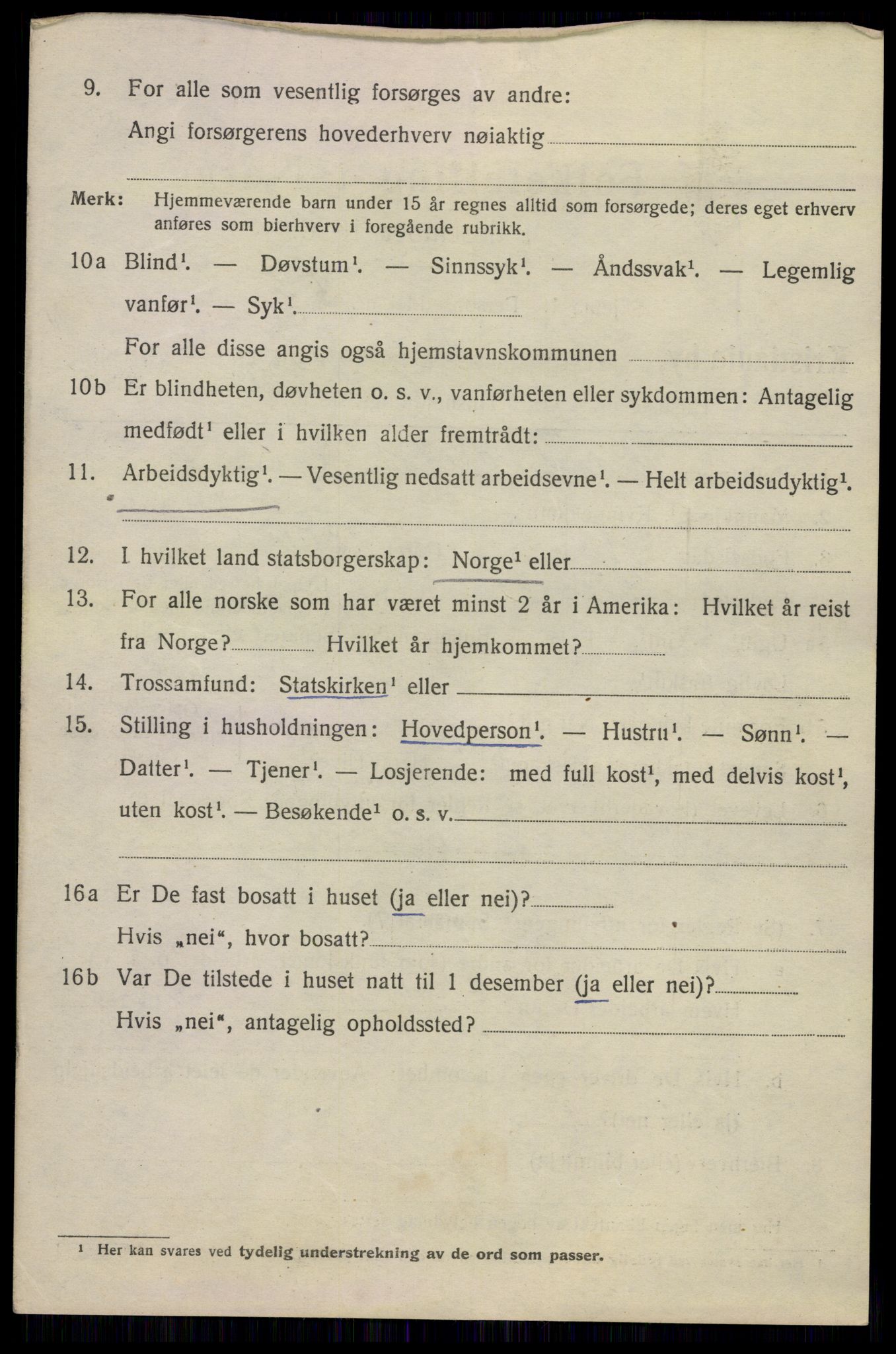 SAO, 1920 census for Kristiania, 1920, p. 191920