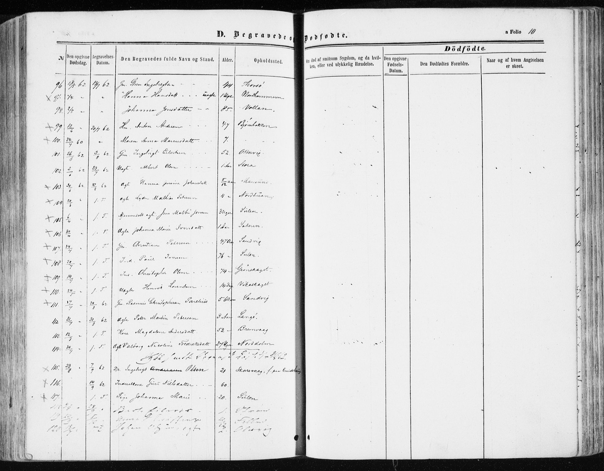 Ministerialprotokoller, klokkerbøker og fødselsregistre - Sør-Trøndelag, AV/SAT-A-1456/634/L0531: Parish register (official) no. 634A07, 1861-1870, p. 10