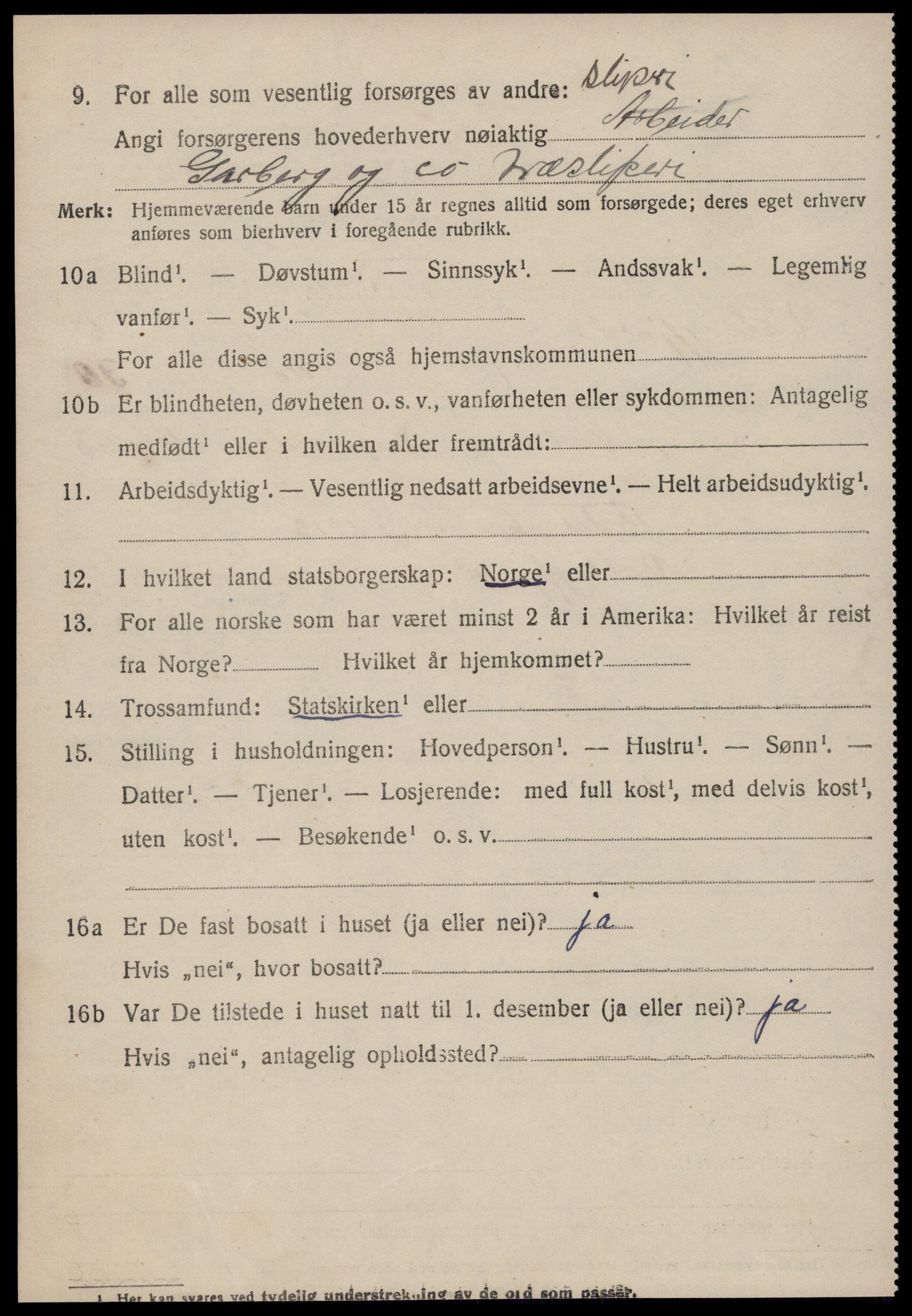 SAT, 1920 census for Valsøyfjord, 1920, p. 2390