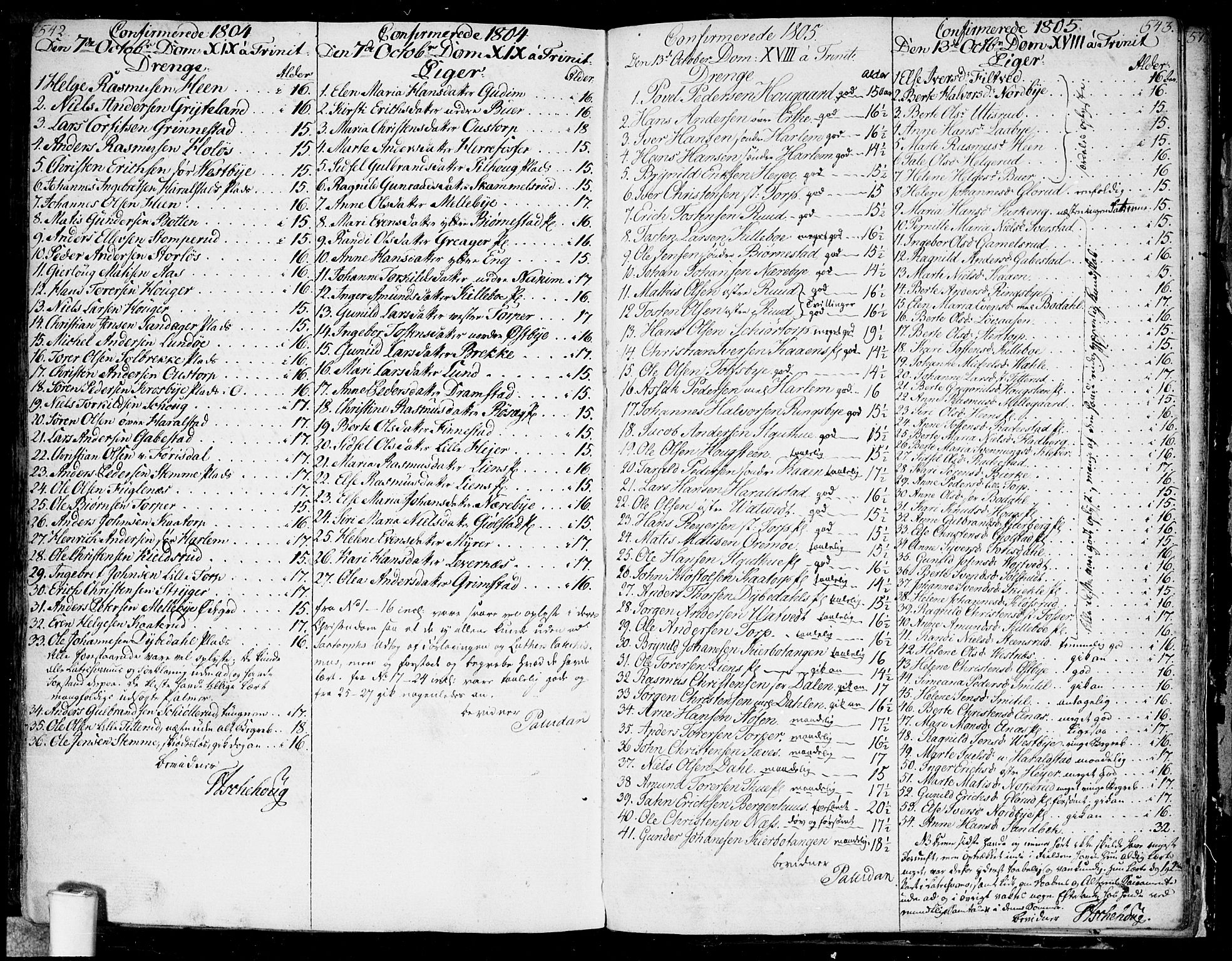 Rakkestad prestekontor Kirkebøker, SAO/A-2008/F/Fa/L0005: Parish register (official) no. I 5, 1784-1814, p. 542-543