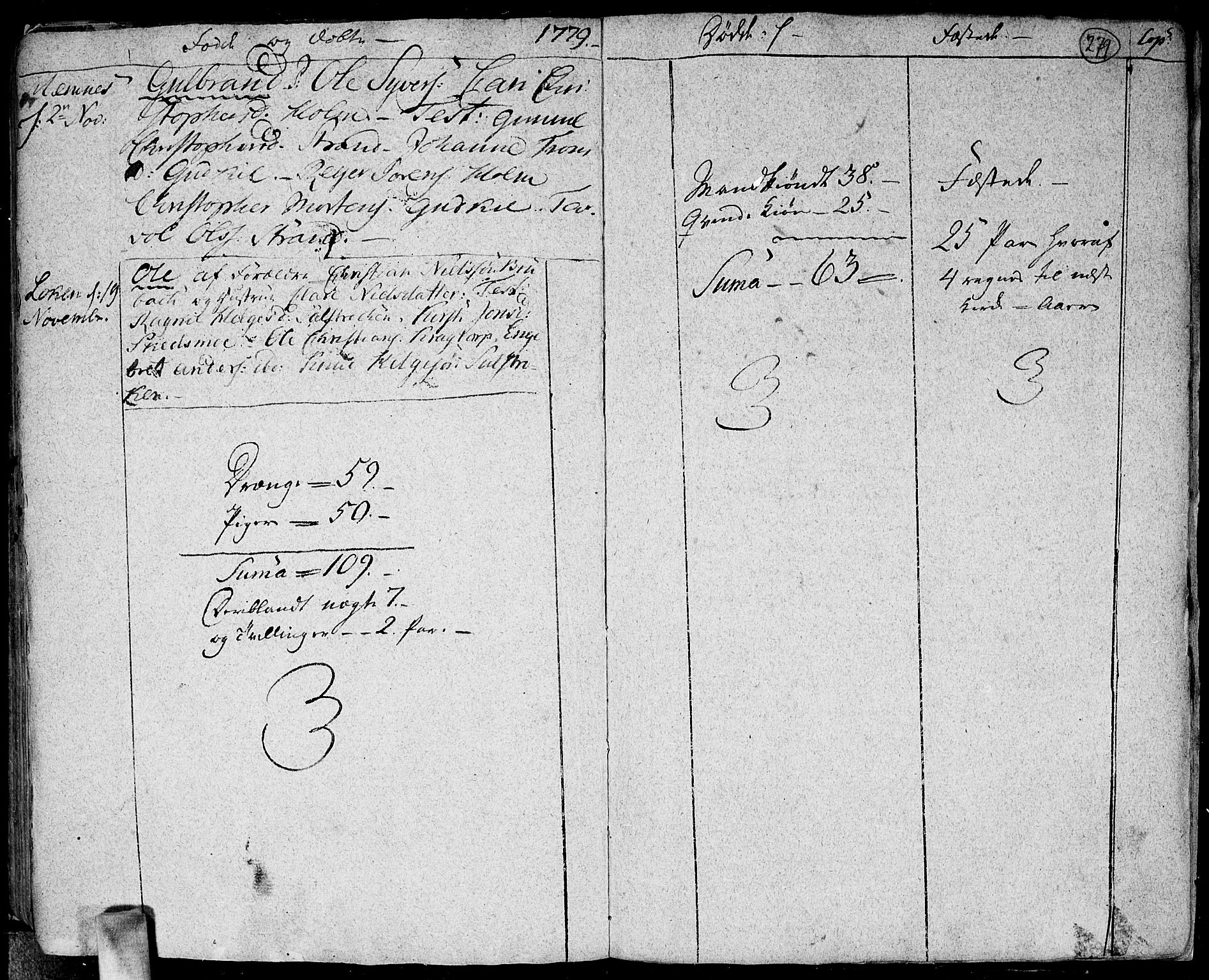 Høland prestekontor Kirkebøker, AV/SAO-A-10346a/F/Fa/L0004: Parish register (official) no. I 4, 1757-1780, p. 279