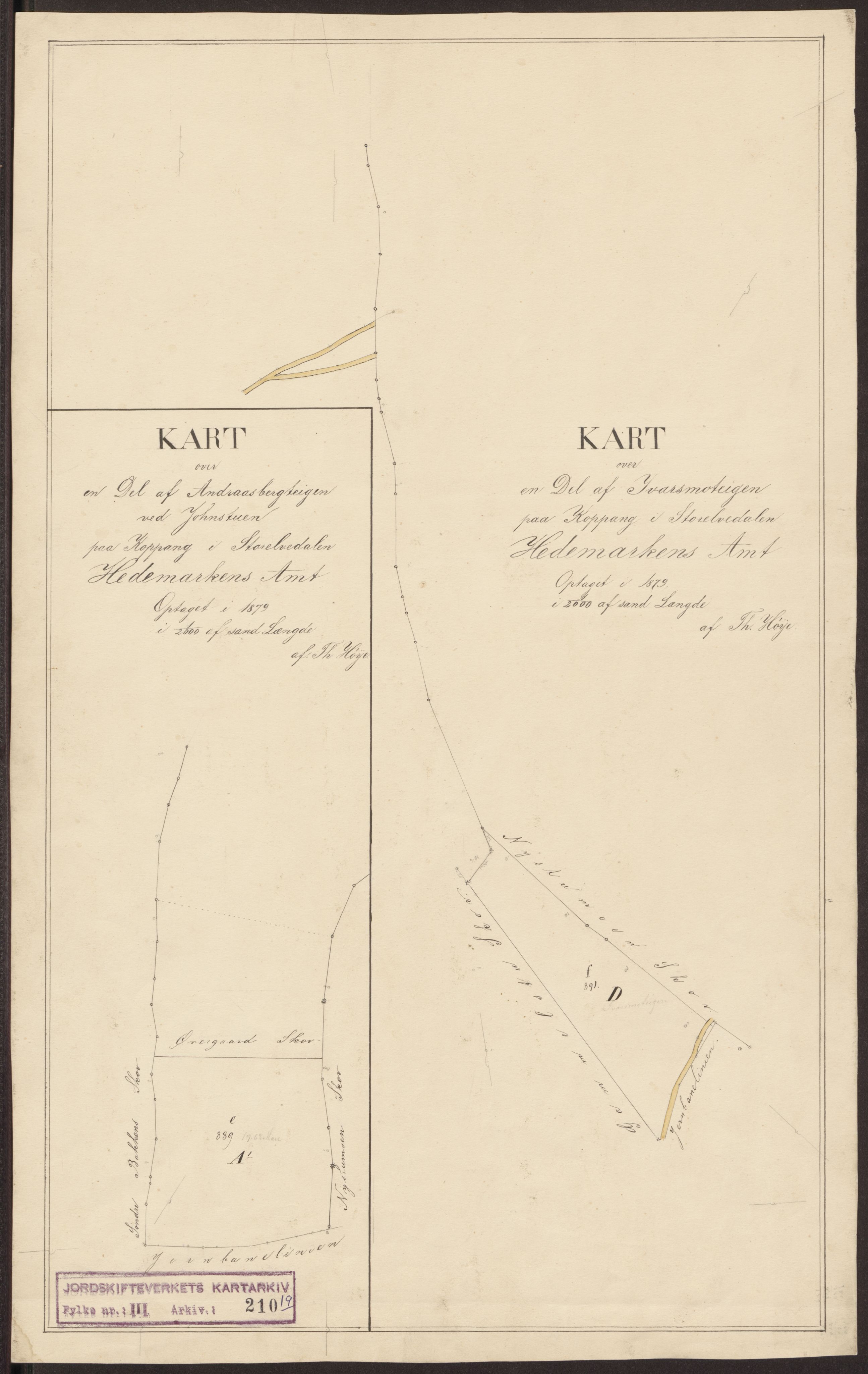 Jordskifteverkets kartarkiv, AV/RA-S-3929/T, 1859-1988, p. 321