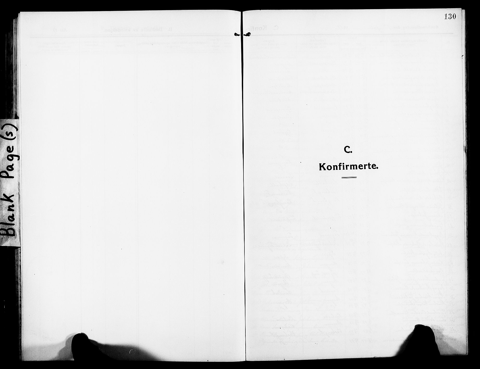 Lenvik sokneprestembete, SATØ/S-1310/H/Ha/Hab/L0009klokker: Parish register (copy) no. 9, 1912-1926, p. 130