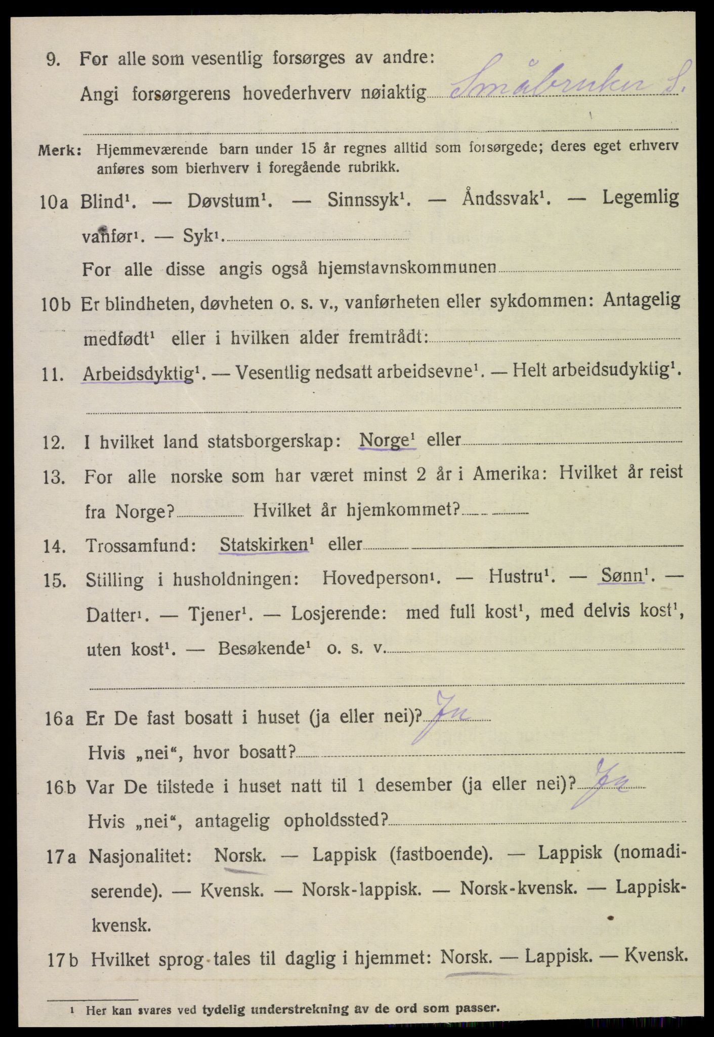 SAT, 1920 census for Inderøy, 1920, p. 5602