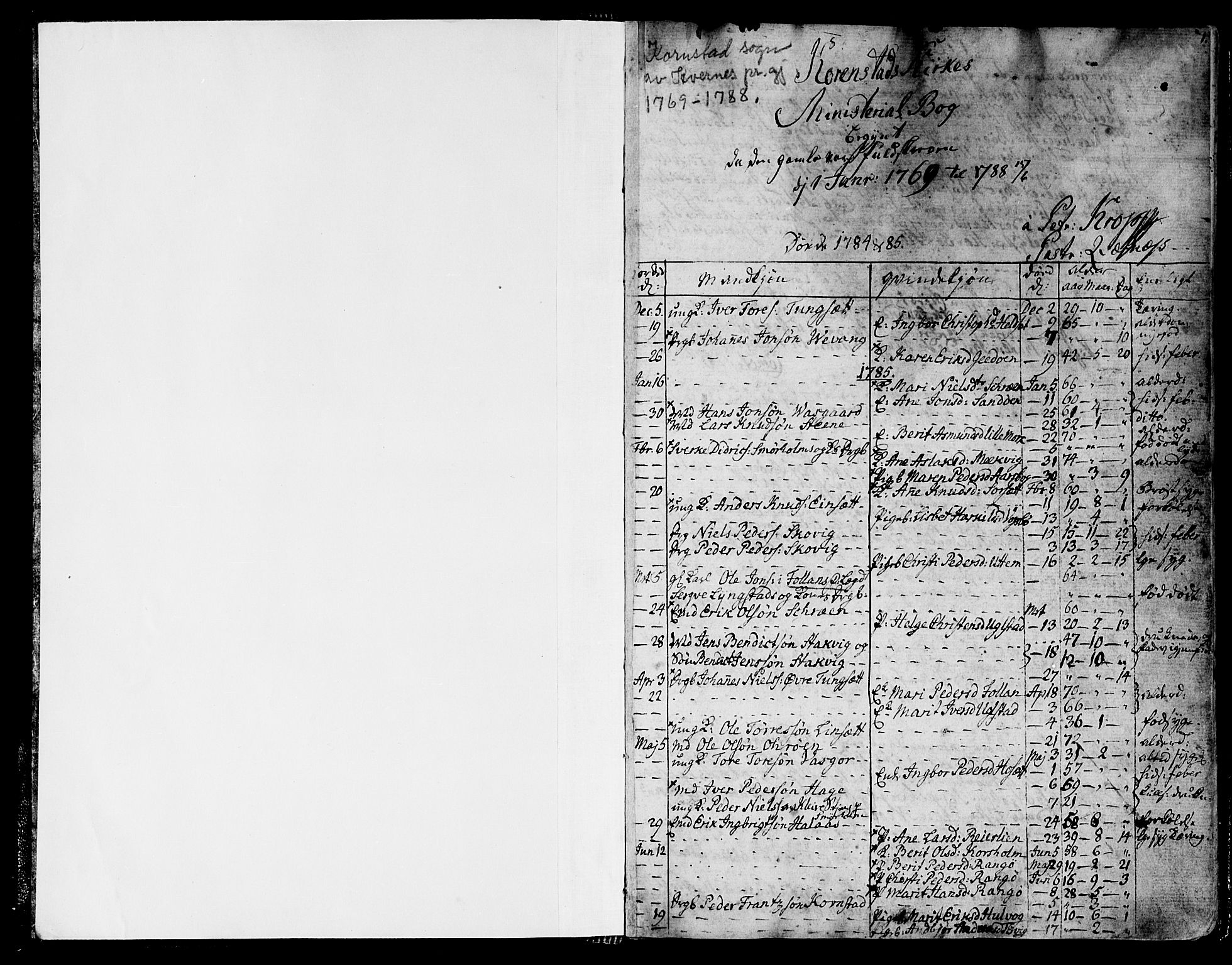 Ministerialprotokoller, klokkerbøker og fødselsregistre - Møre og Romsdal, SAT/A-1454/570/L0829: Parish register (official) no. 570A03, 1769-1788, p. 0-1